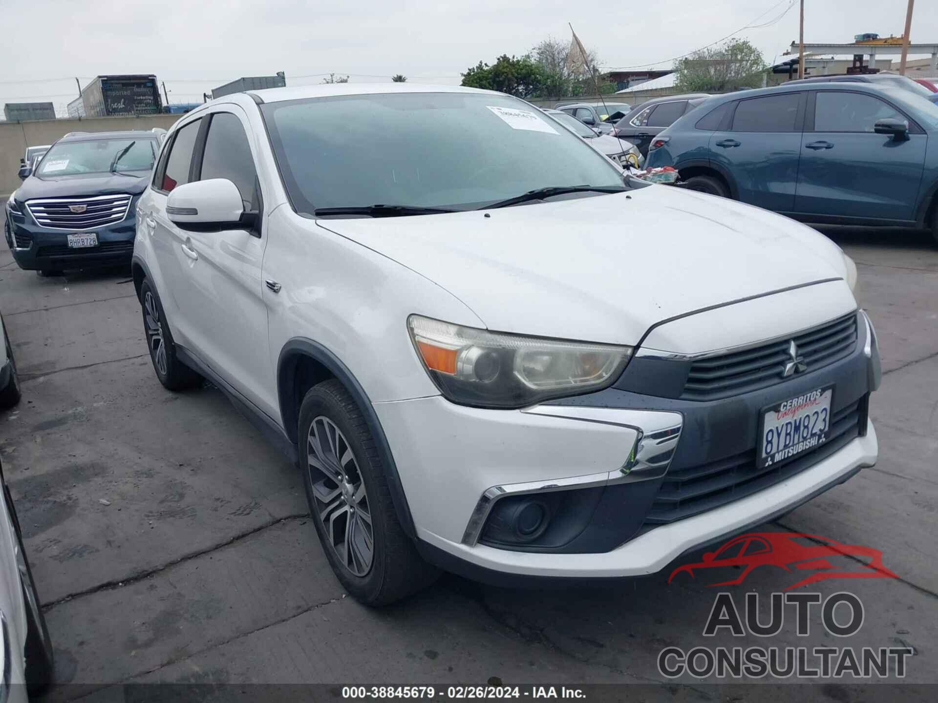 MITSUBISHI OUTLANDER SPORT 2017 - JA4AP3AUXHZ027369