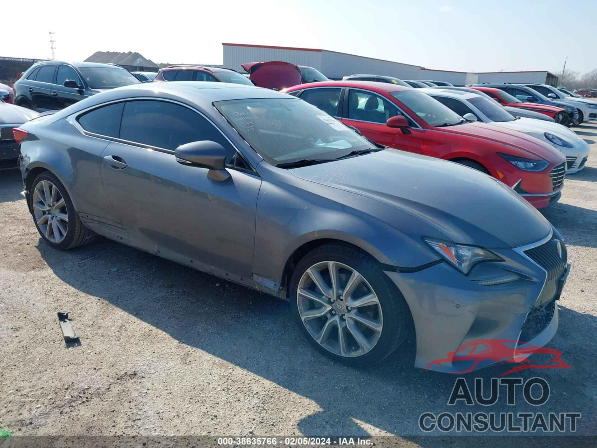 LEXUS RC 200T 2016 - JTHHA5BC7G5000903