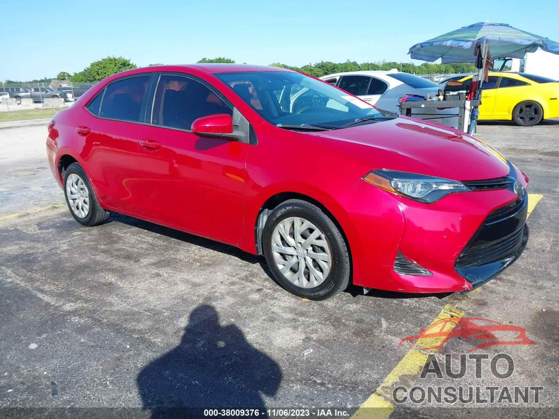 TOYOTA COROLLA 2019 - 2T1BURHE6KC170714