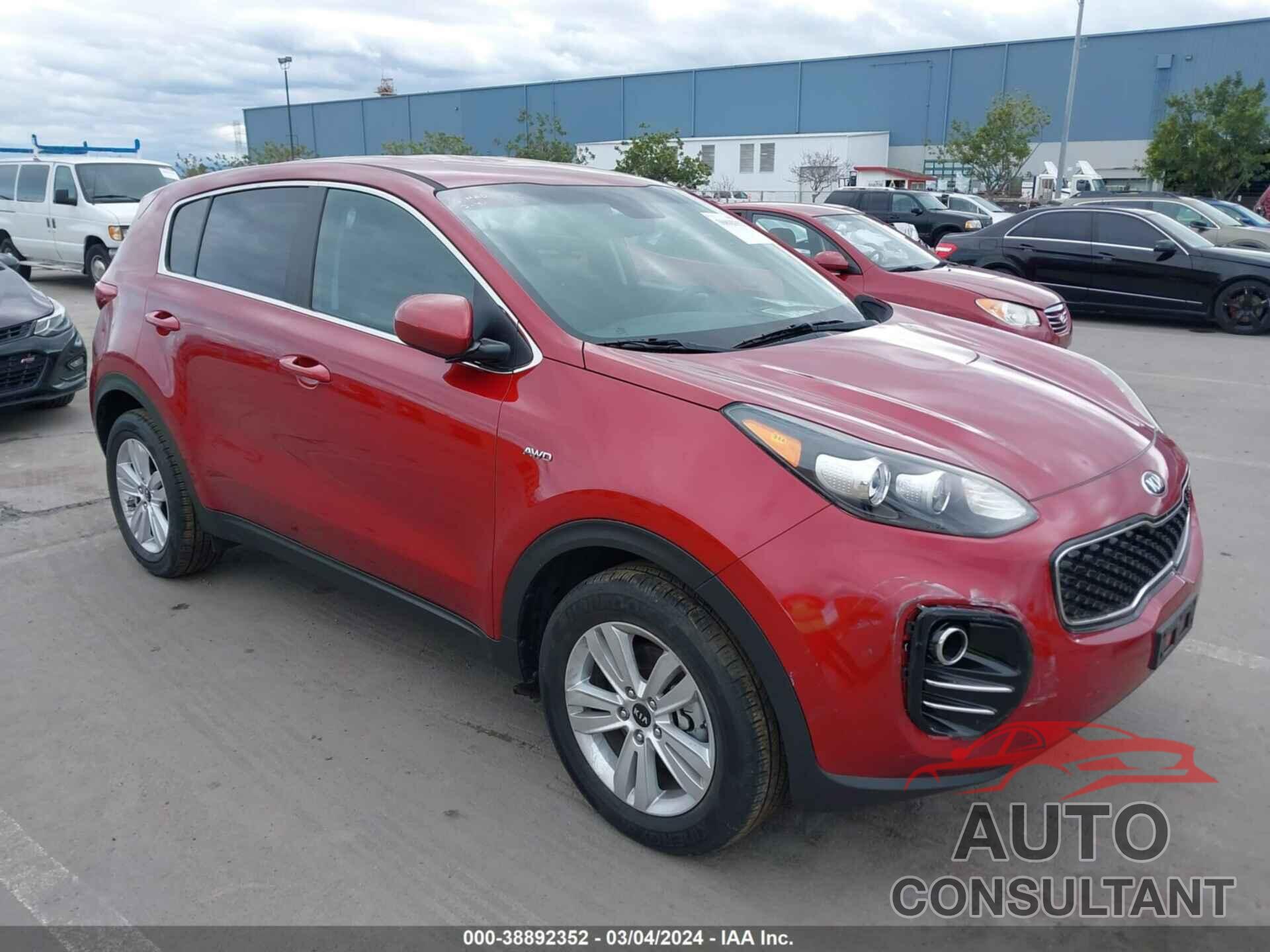 KIA SPORTAGE 2018 - KNDPMCAC1J7338187