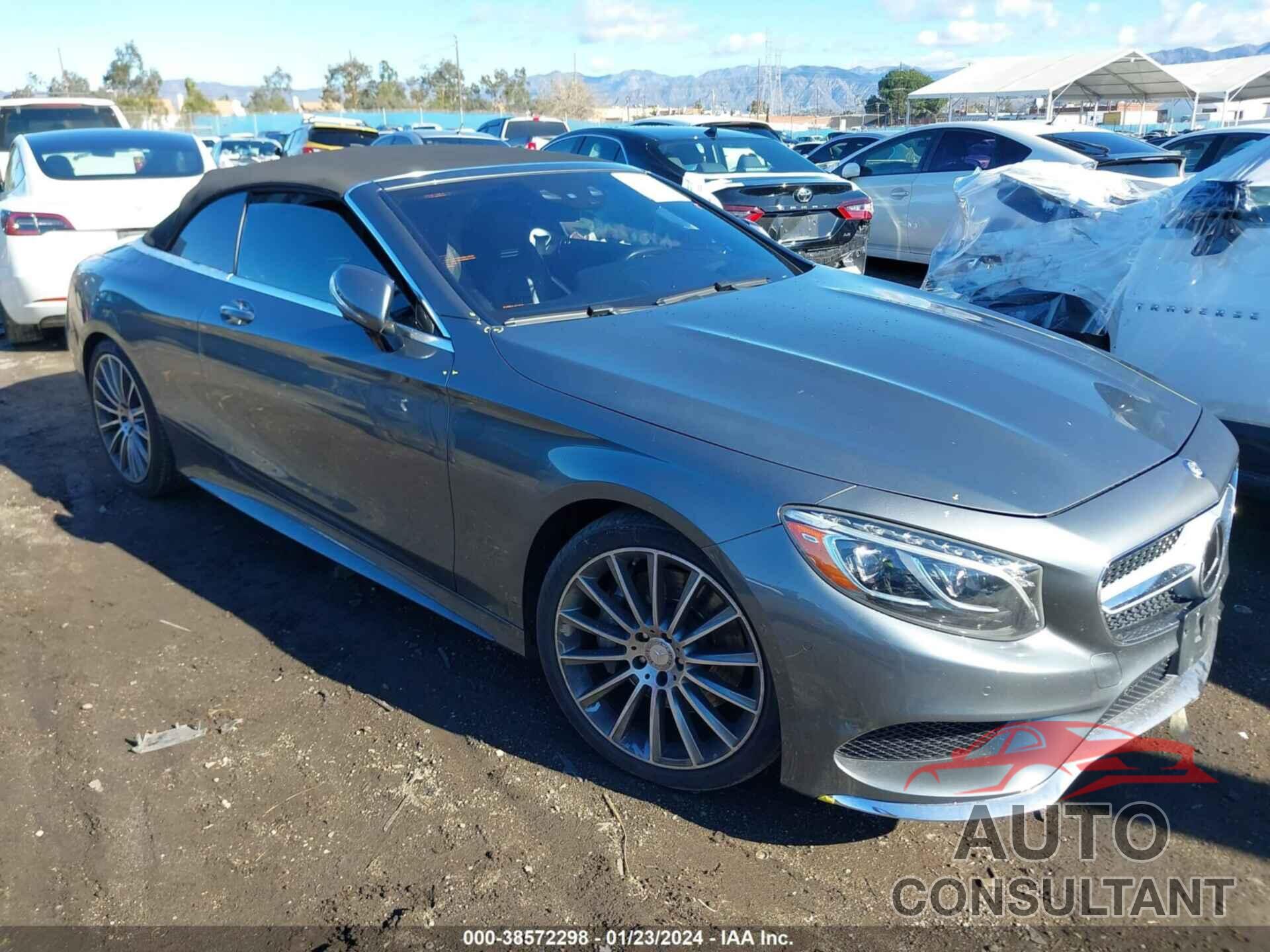 MERCEDES-BENZ S 2017 - WDDXK8CB7HA020875