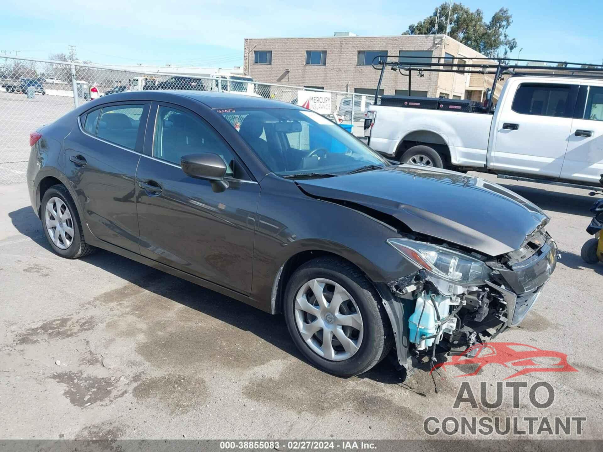 MAZDA 3 2016 - 3MZBM1X76GM311457