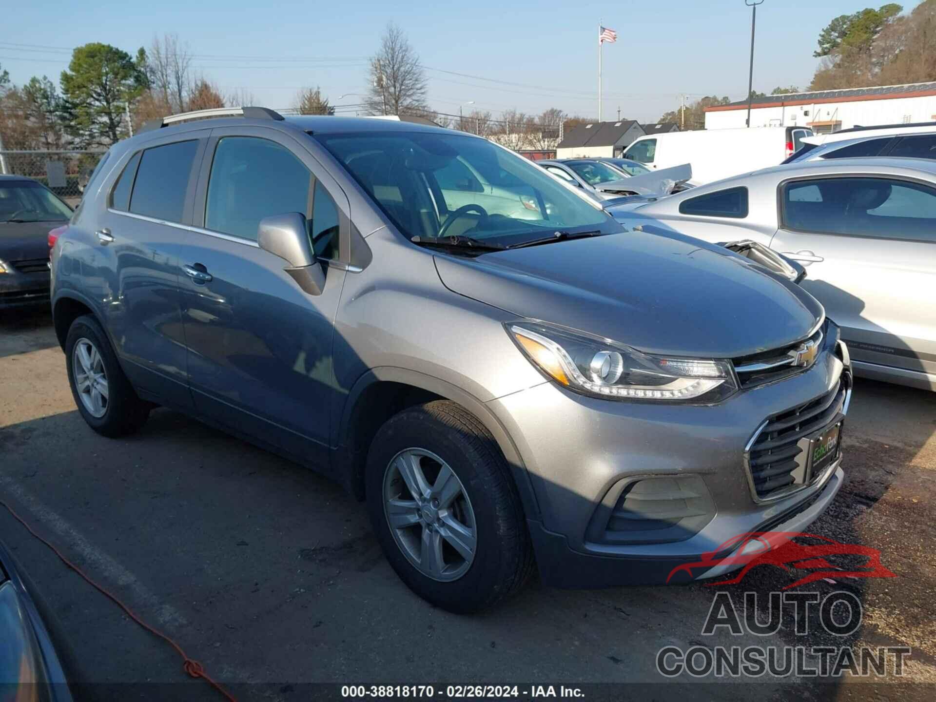 CHEVROLET TRAX 2019 - KL7CJPSB1KB747032