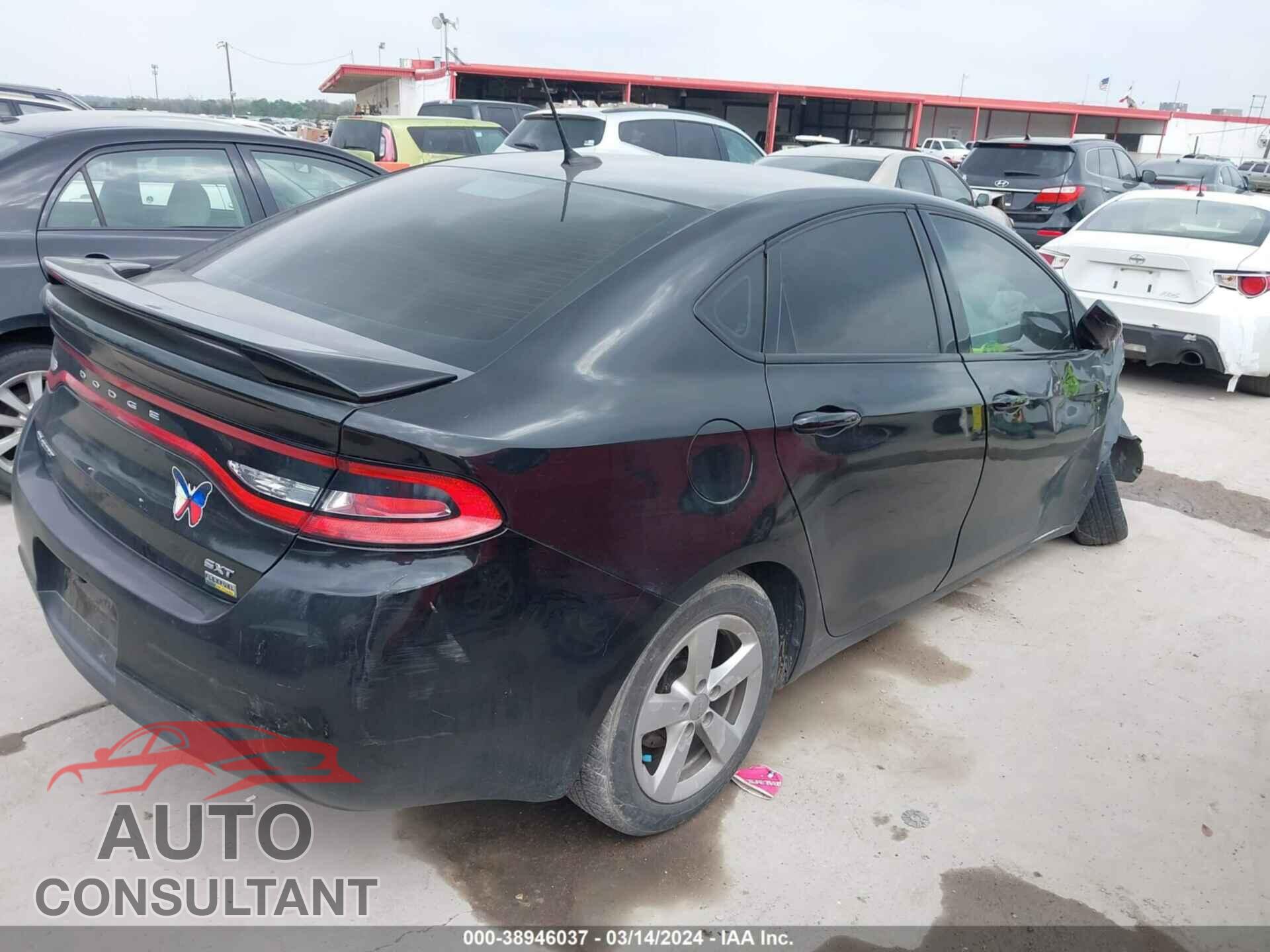 DODGE DART 2016 - 1C3CDFBA8GD623383