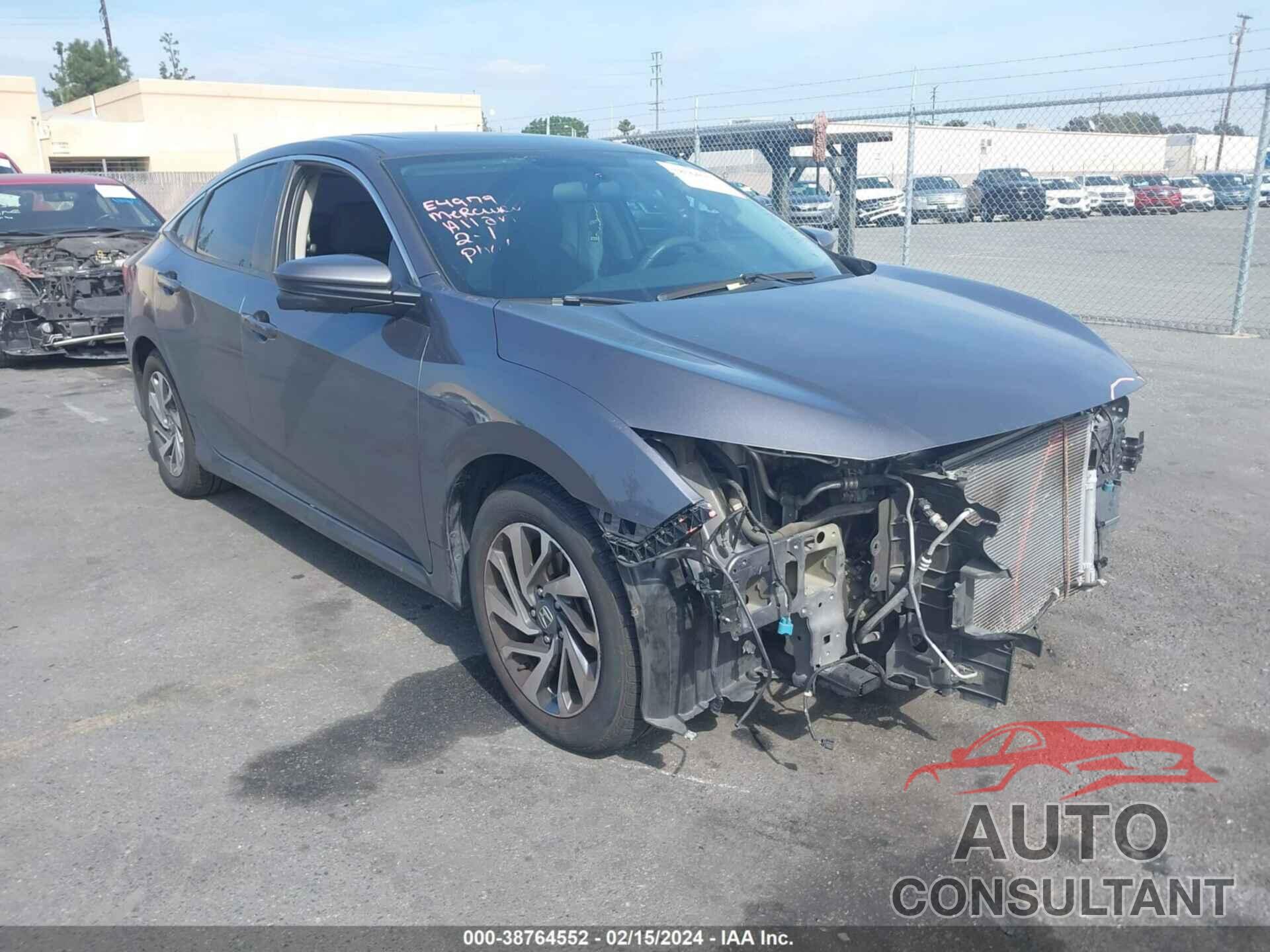 HONDA CIVIC 2017 - 2HGFC2F71HH538605