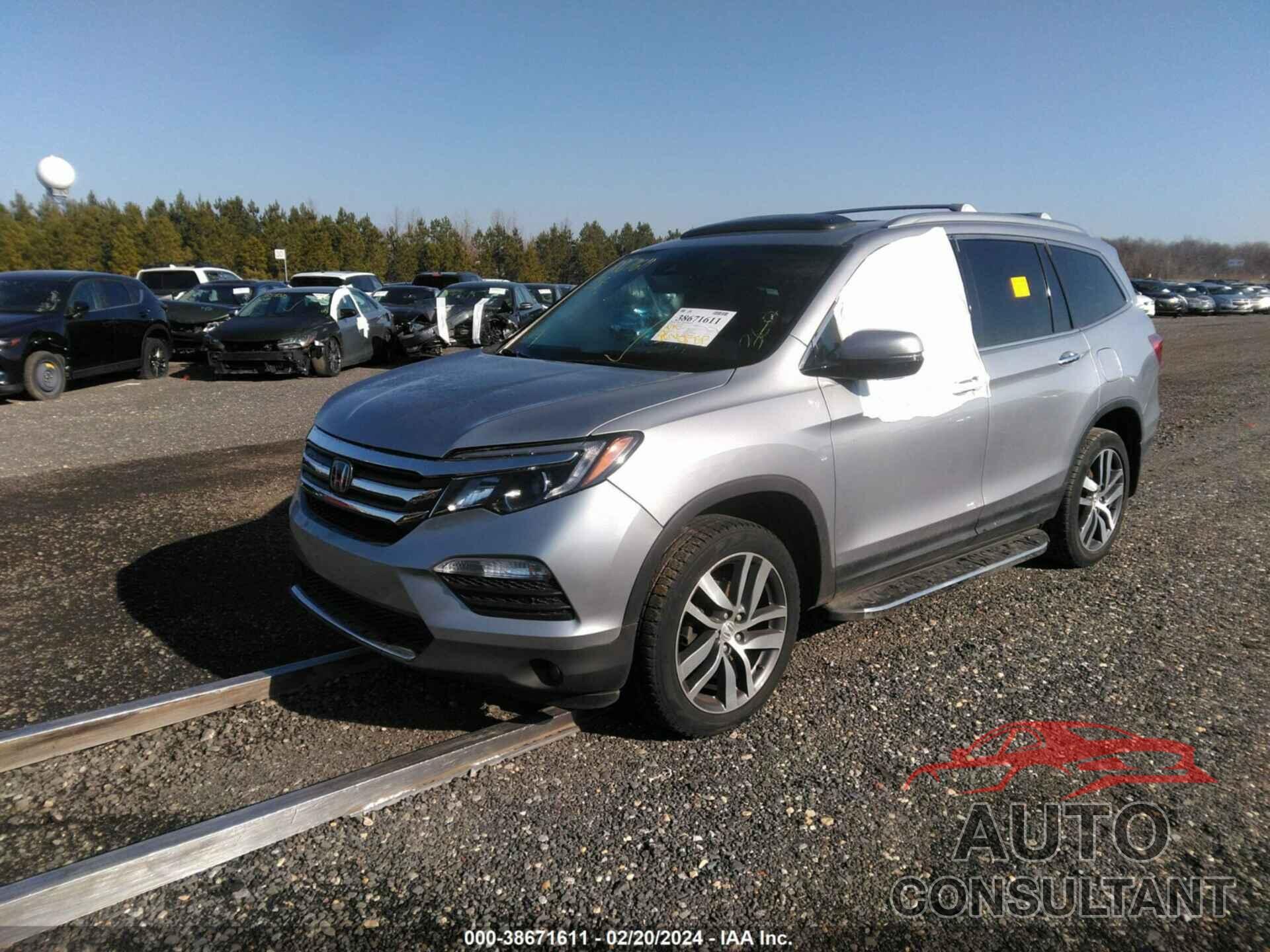 HONDA PILOT 2018 - 5FNYF6H98JB045956