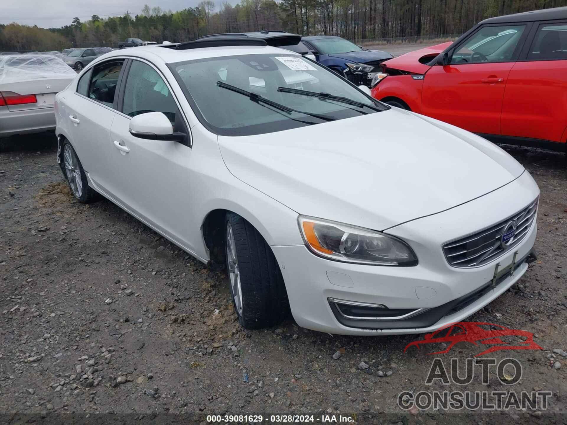 VOLVO S60 INSCRIPTION 2016 - LYV402FM6GB087522