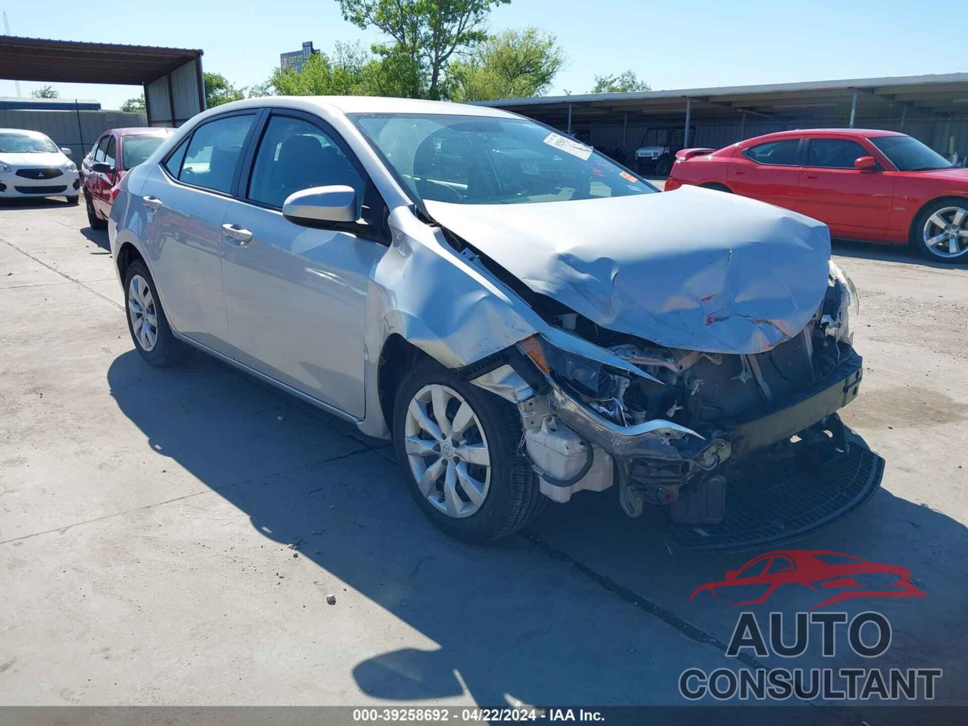 TOYOTA COROLLA 2016 - 5YFBURHE0GP560411