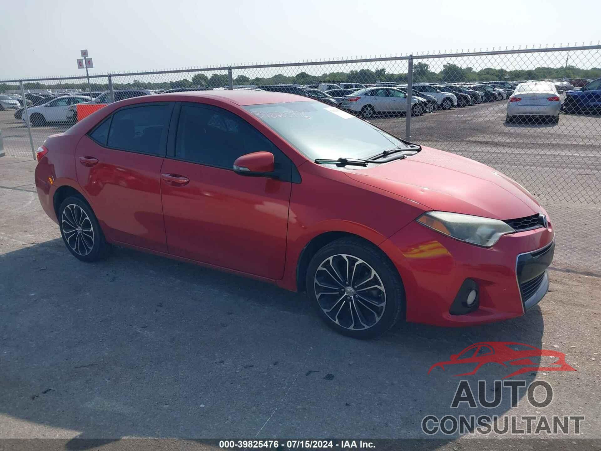 TOYOTA COROLLA 2016 - 5YFBURHE3GP473134