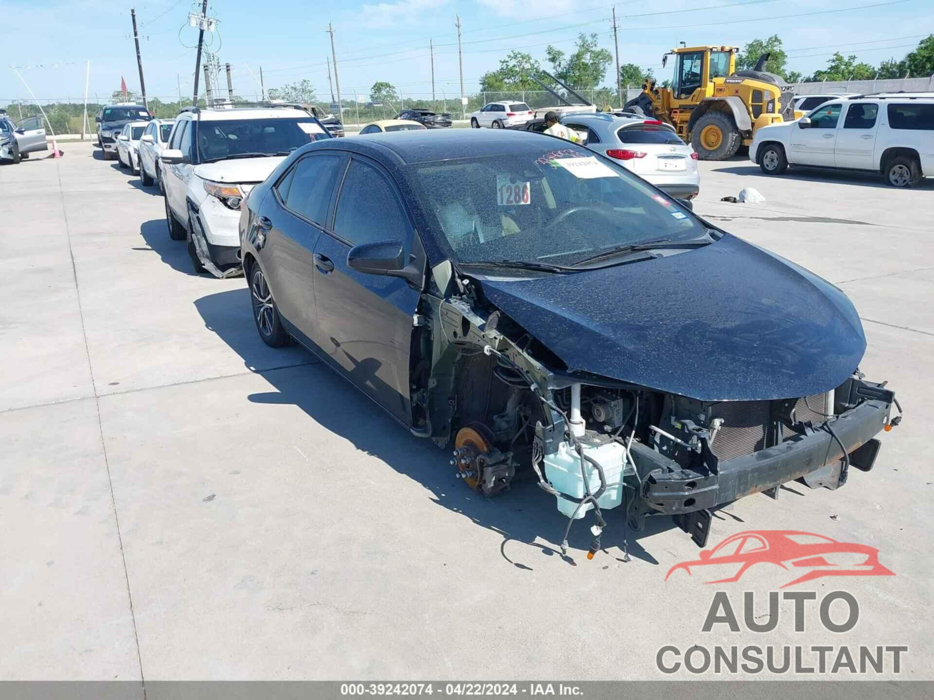 TOYOTA COROLLA 2017 - 2T1BURHE3HC807261