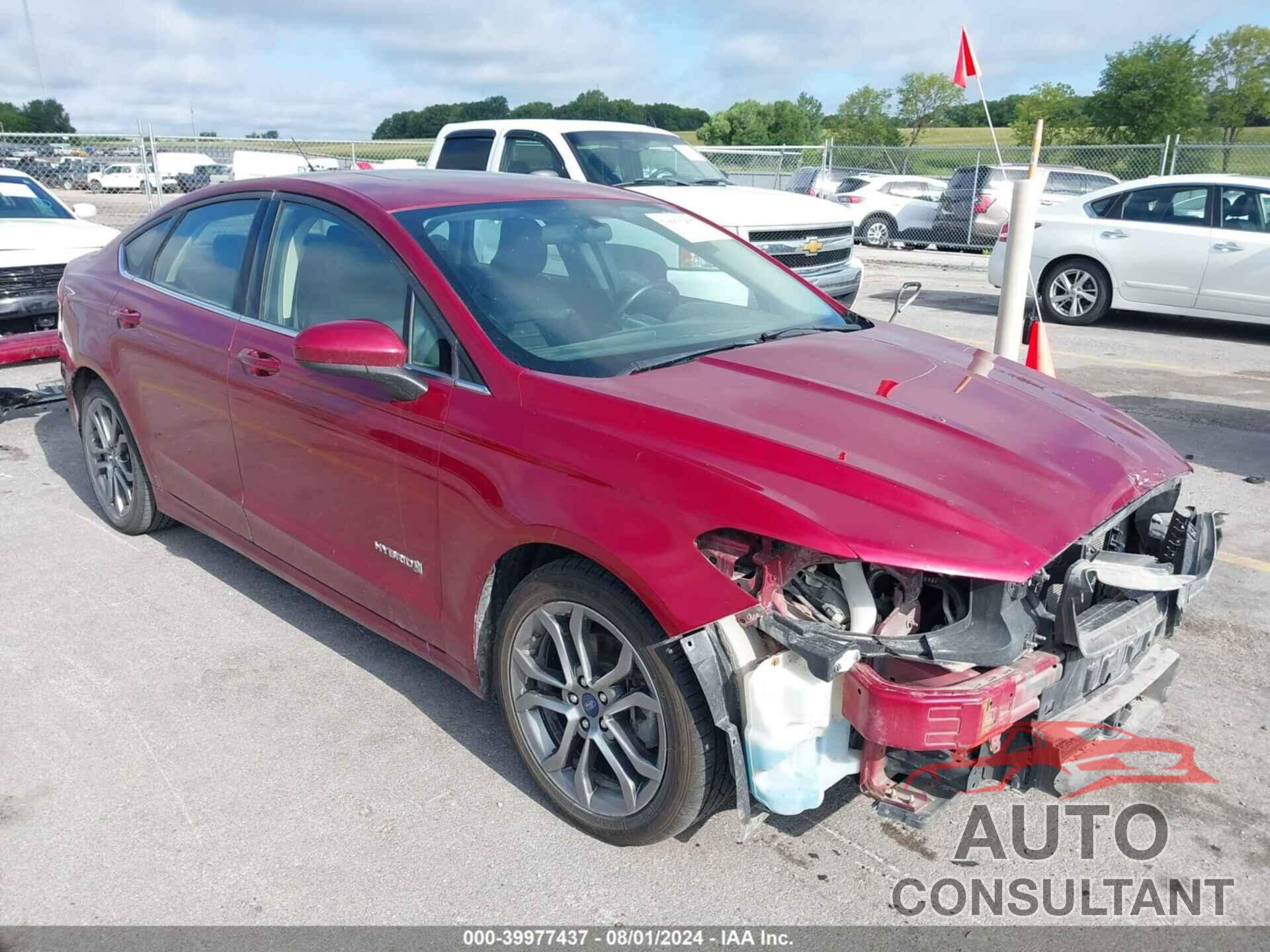 FORD FUSION HYBRID 2017 - 3FA6P0LU6HR387191