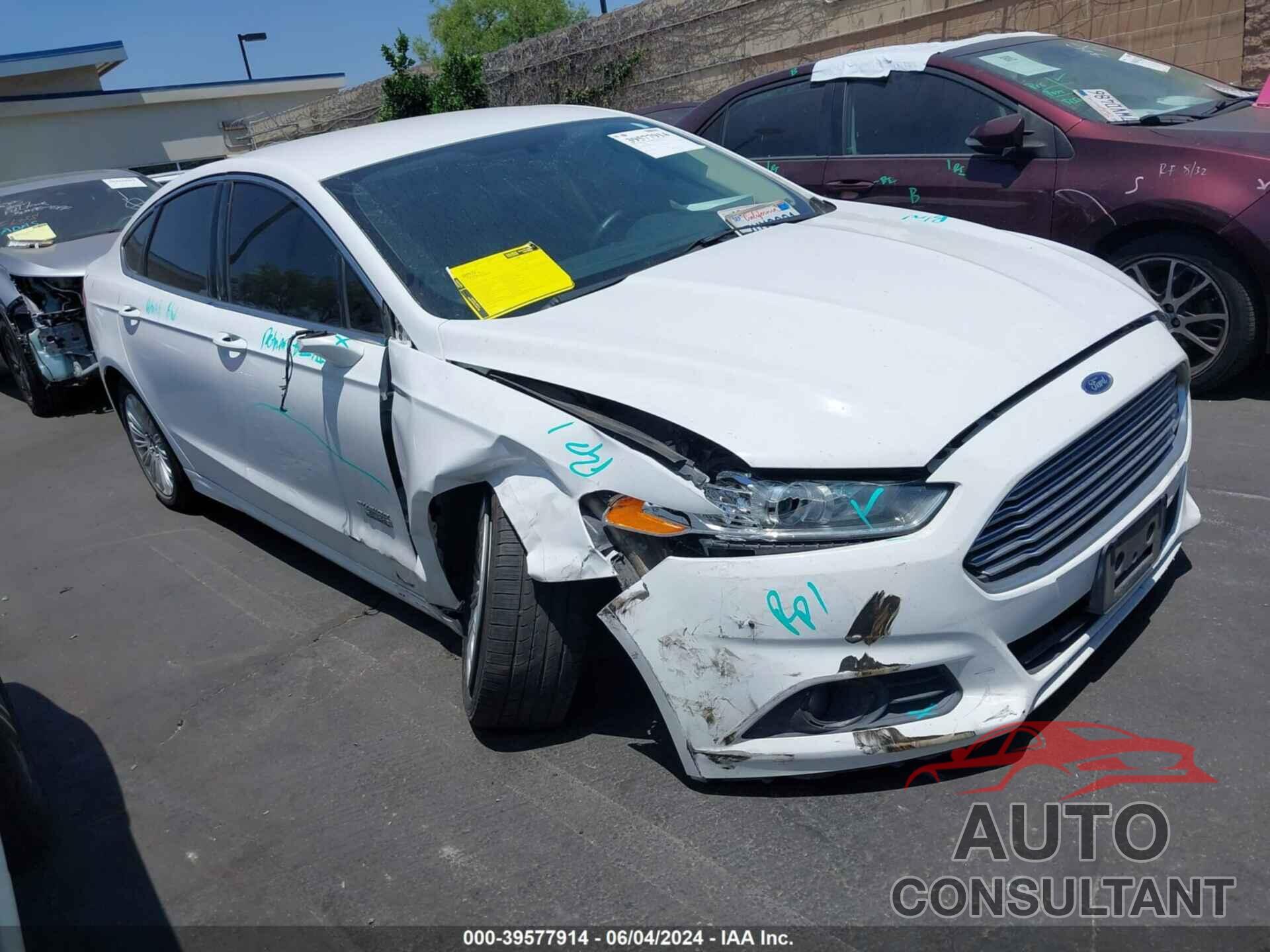 FORD FUSION ENERGI 2016 - 3FA6P0PU2GR320466