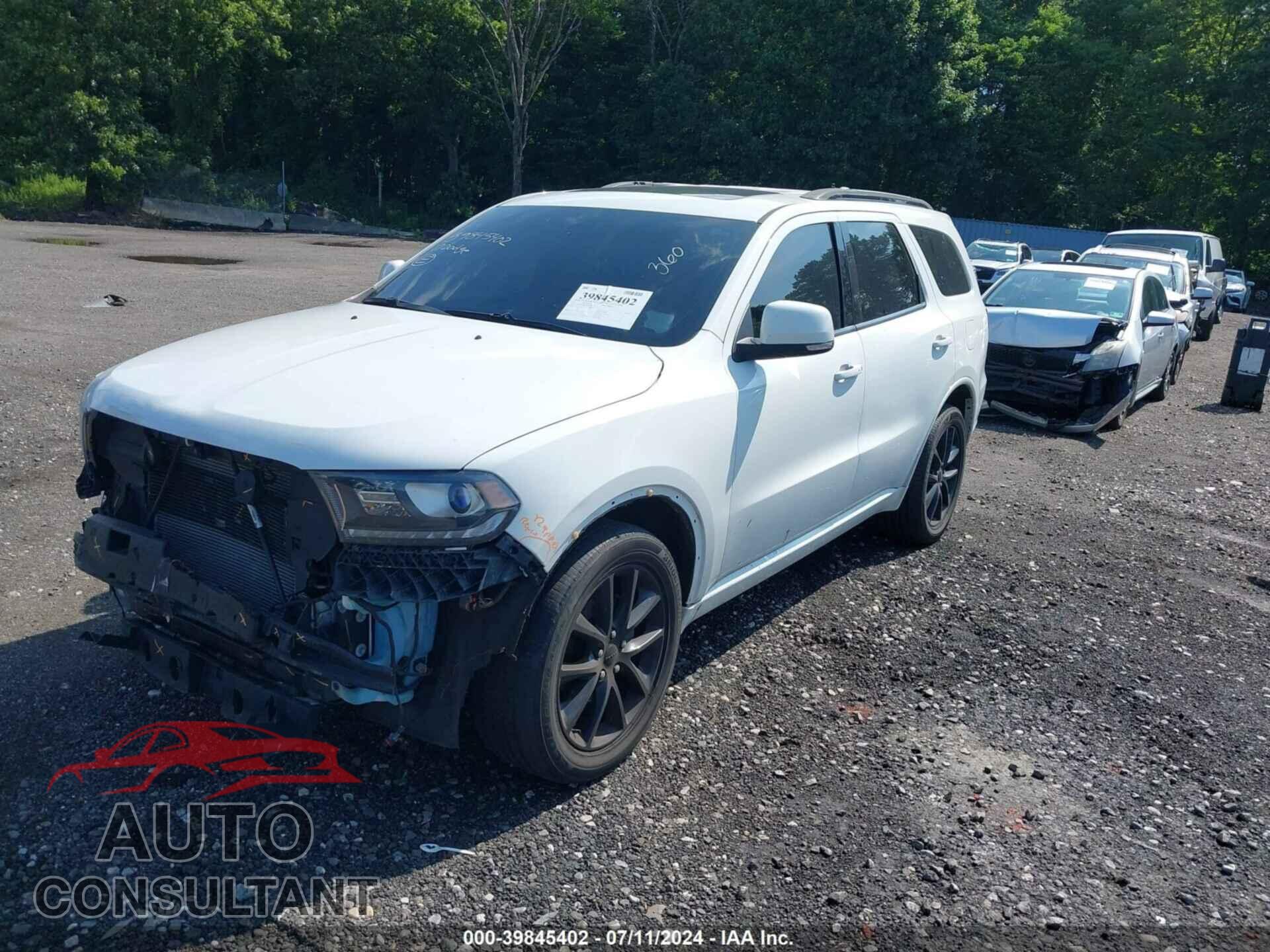 DODGE DURANGO 2017 - 1C4RDJDG4HC879277
