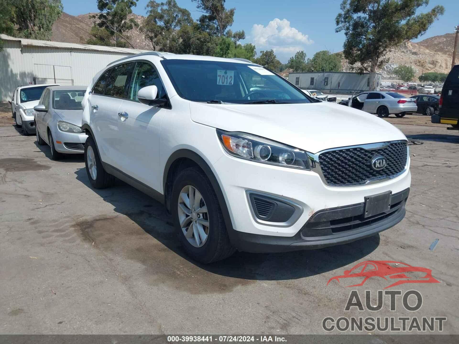 KIA SORENTO 2016 - 5XYPG4A39GG168492