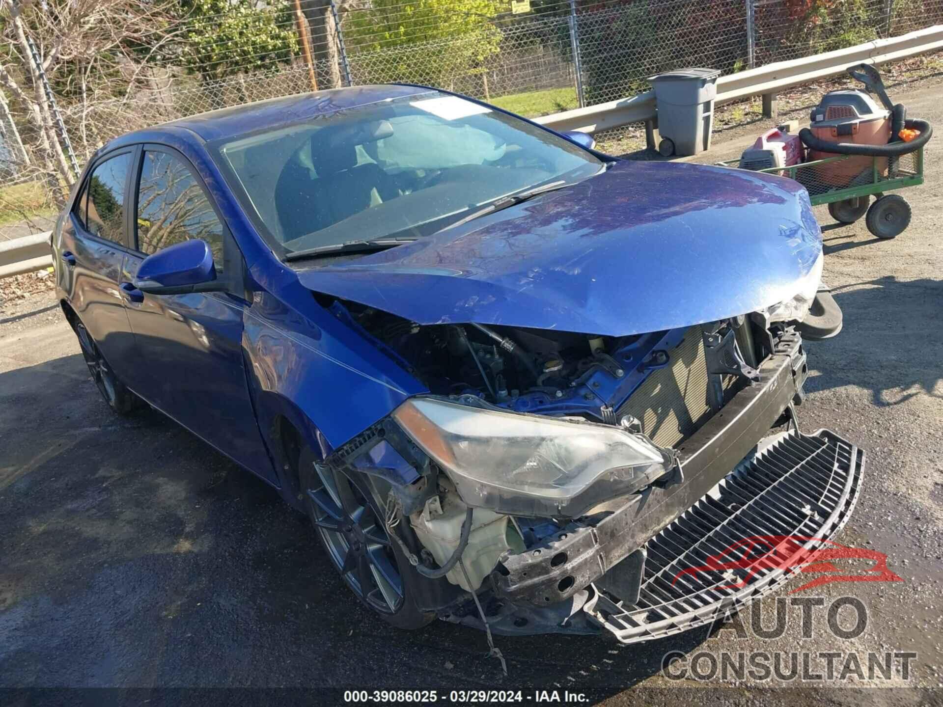 TOYOTA COROLLA 2016 - 2T1BURHE0GC744229
