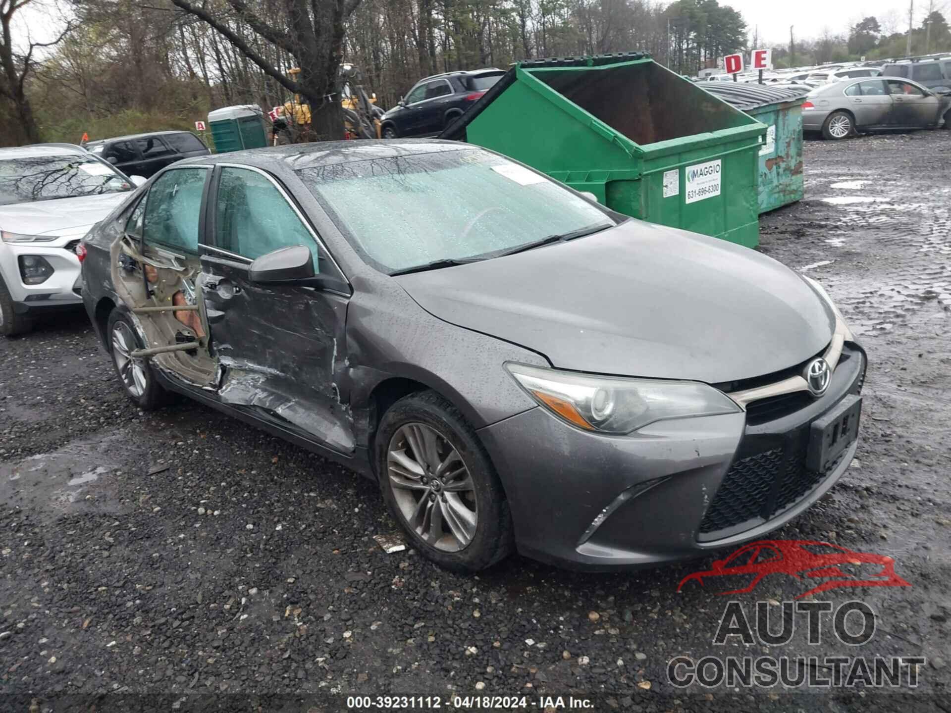 TOYOTA CAMRY 2016 - 4T1BF1FK9GU125308