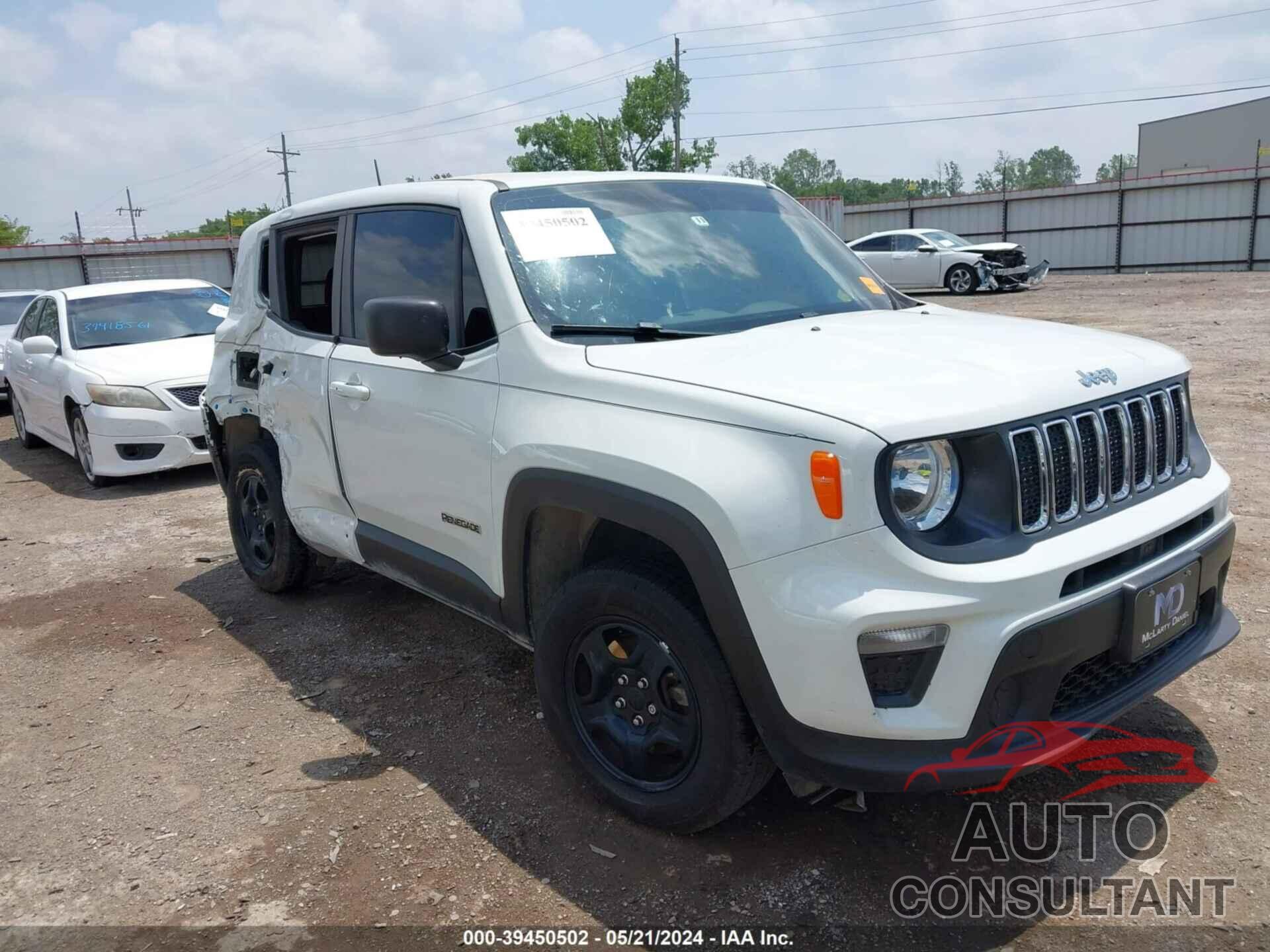 JEEP RENEGADE 2019 - ZACNJBA14KPK06468