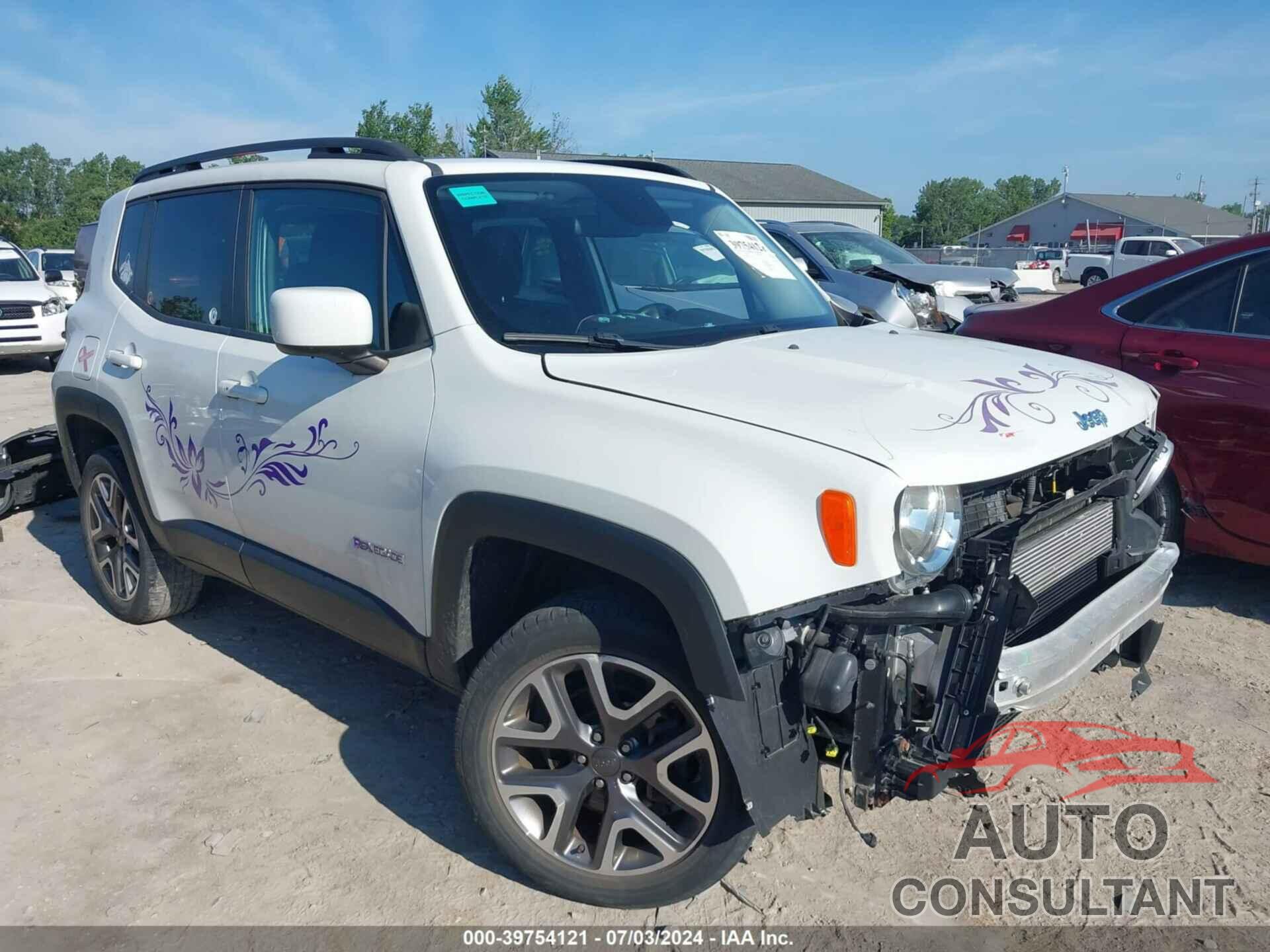 JEEP RENEGADE 2016 - ZACCJBBT8GPC93969