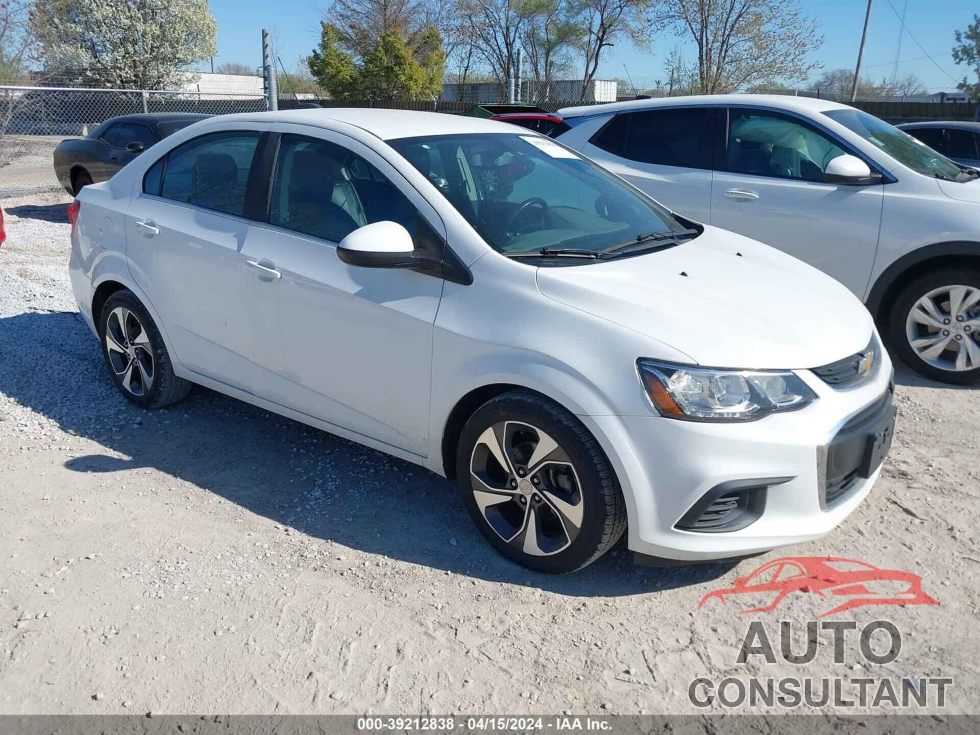 CHEVROLET SONIC 2017 - 1G1JF5SB0H4116844