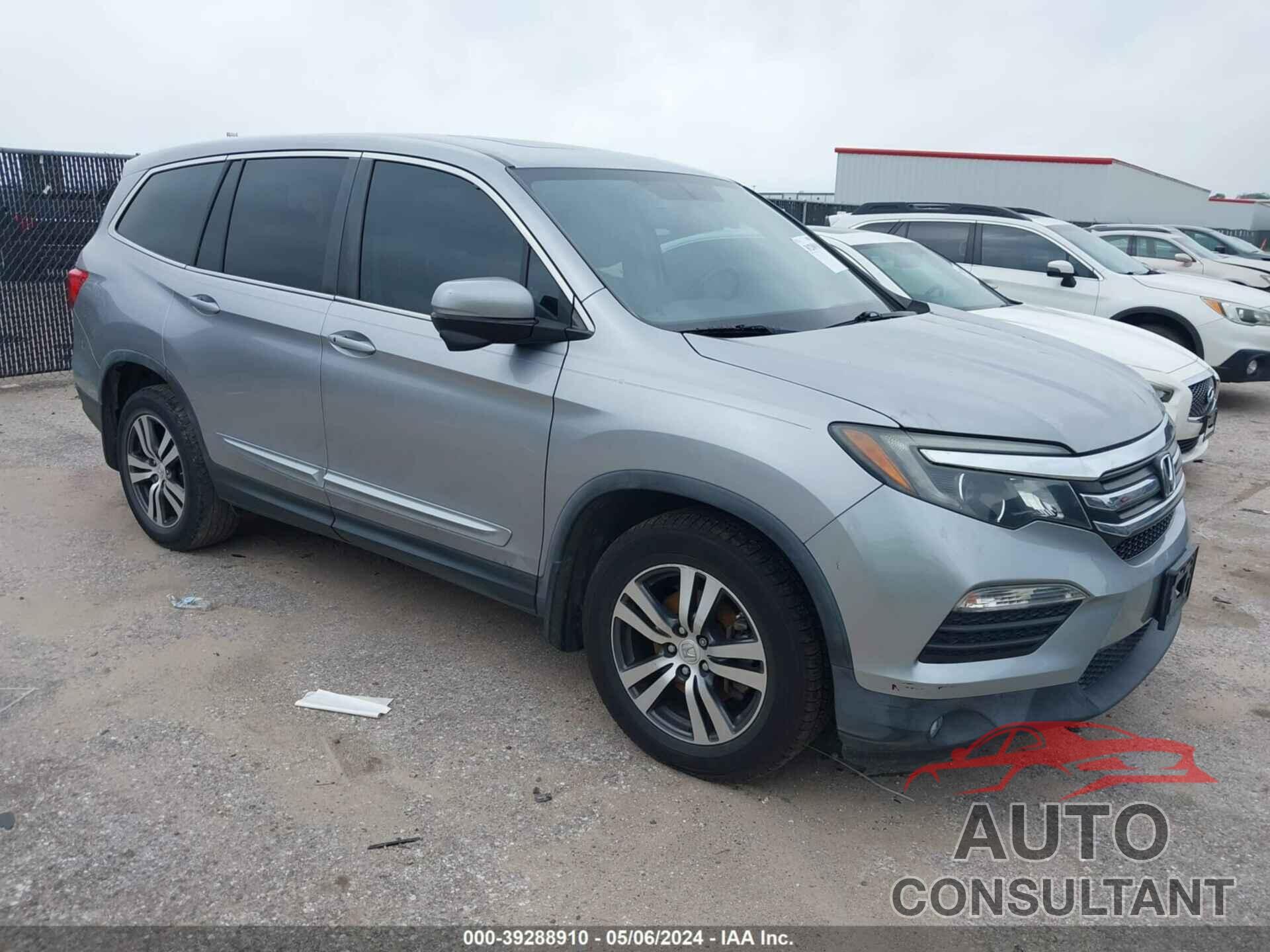 HONDA PILOT 2017 - 5FNYF5H50HB007543