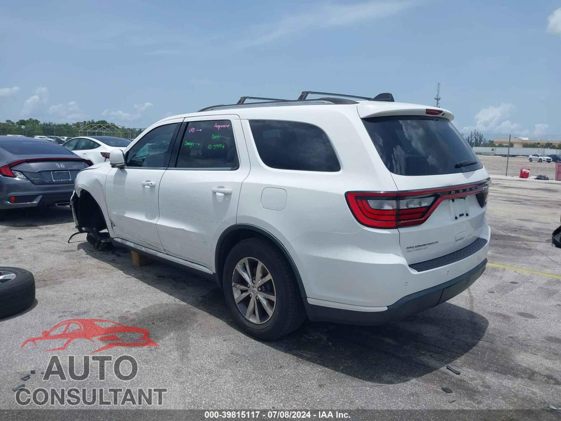 DODGE DURANGO 2016 - 1C4RDHDG6GC361324