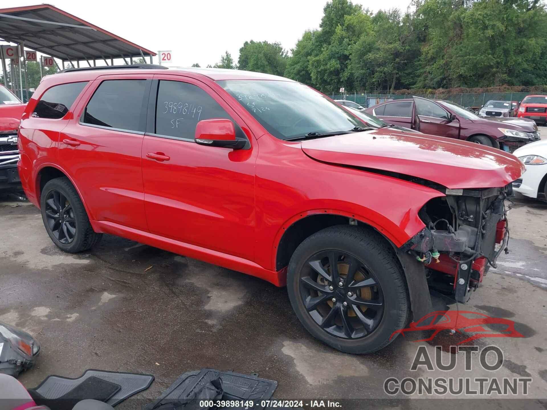 DODGE DURANGO 2017 - 1C4RDJDGXHC884239