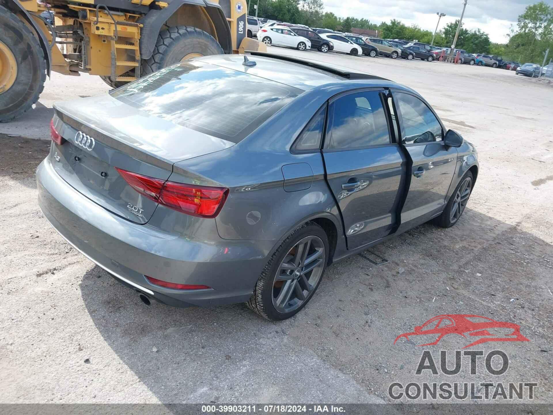AUDI A3 2017 - WAUB8GFF6H1006555