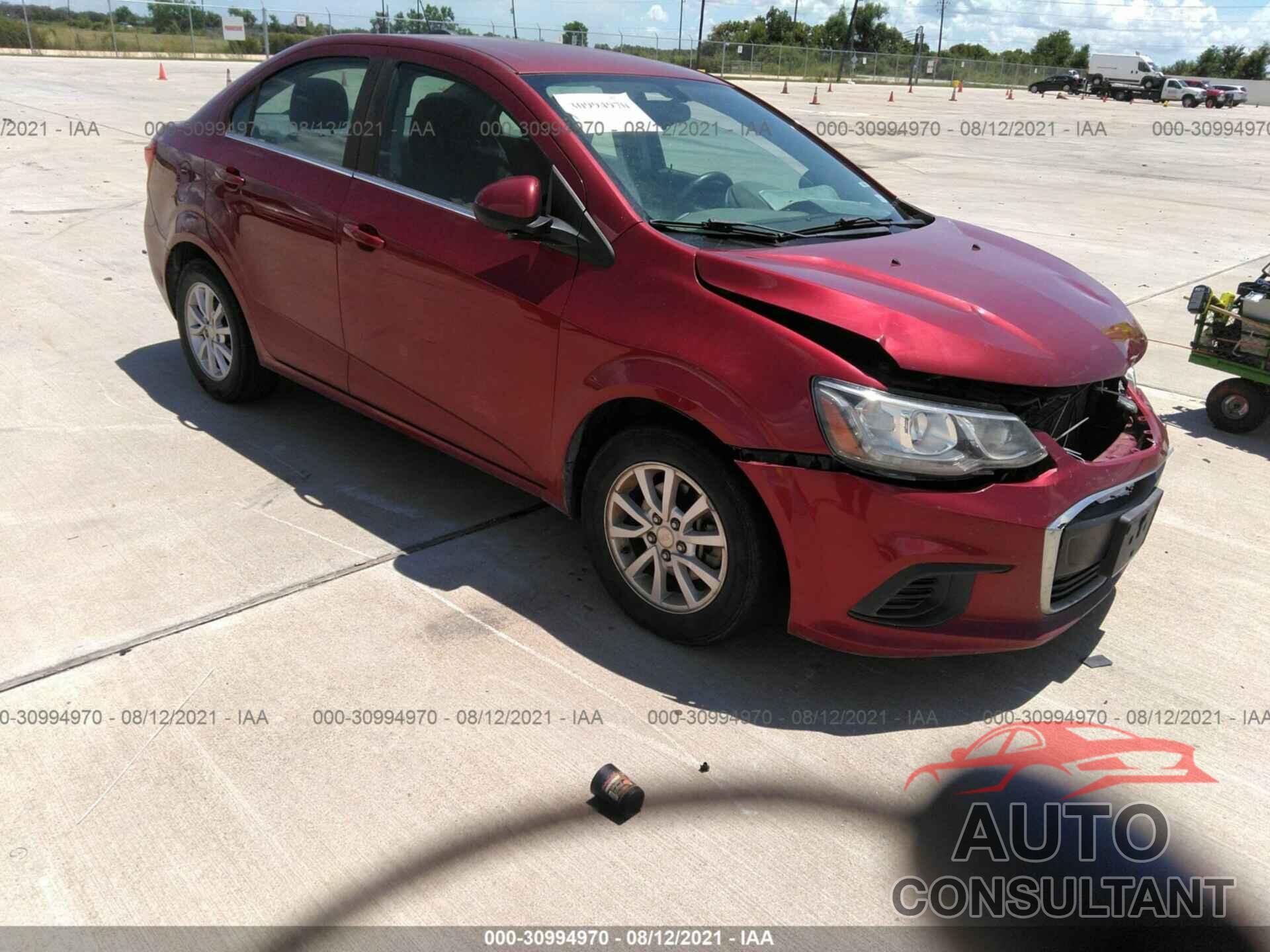 CHEVROLET SONIC 2017 - 1G1JD5SH3H4119781