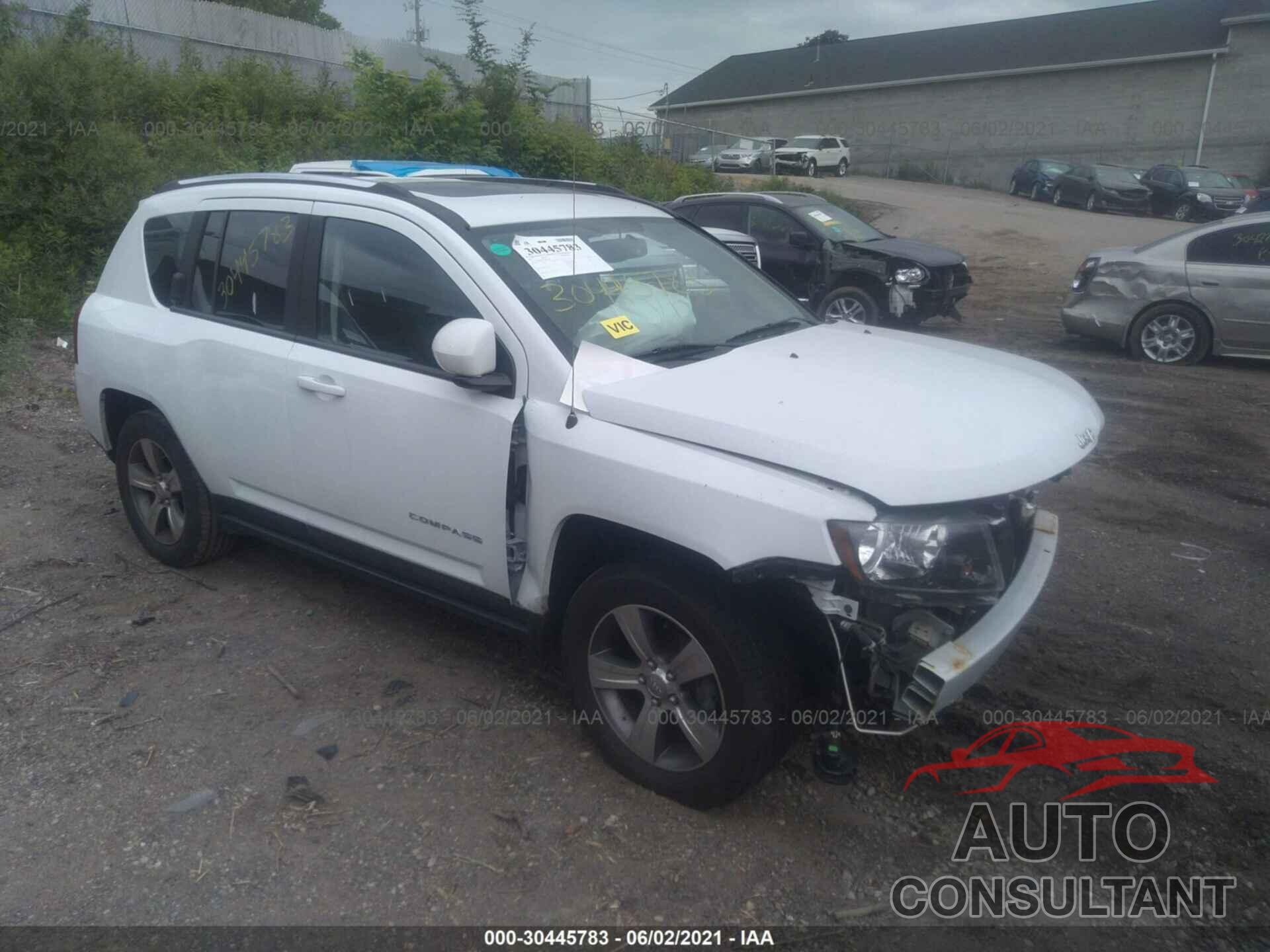 JEEP COMPASS 2017 - 1C4NJDEB6HD123021