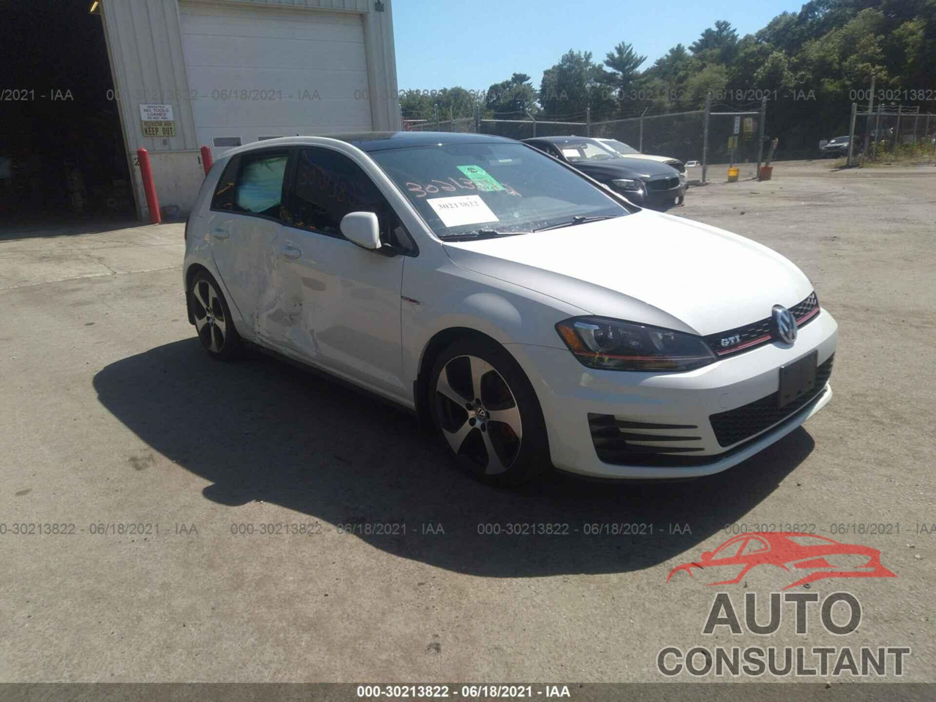 VOLKSWAGEN GOLF GTI 2016 - 3VW4T7AU8GM054833