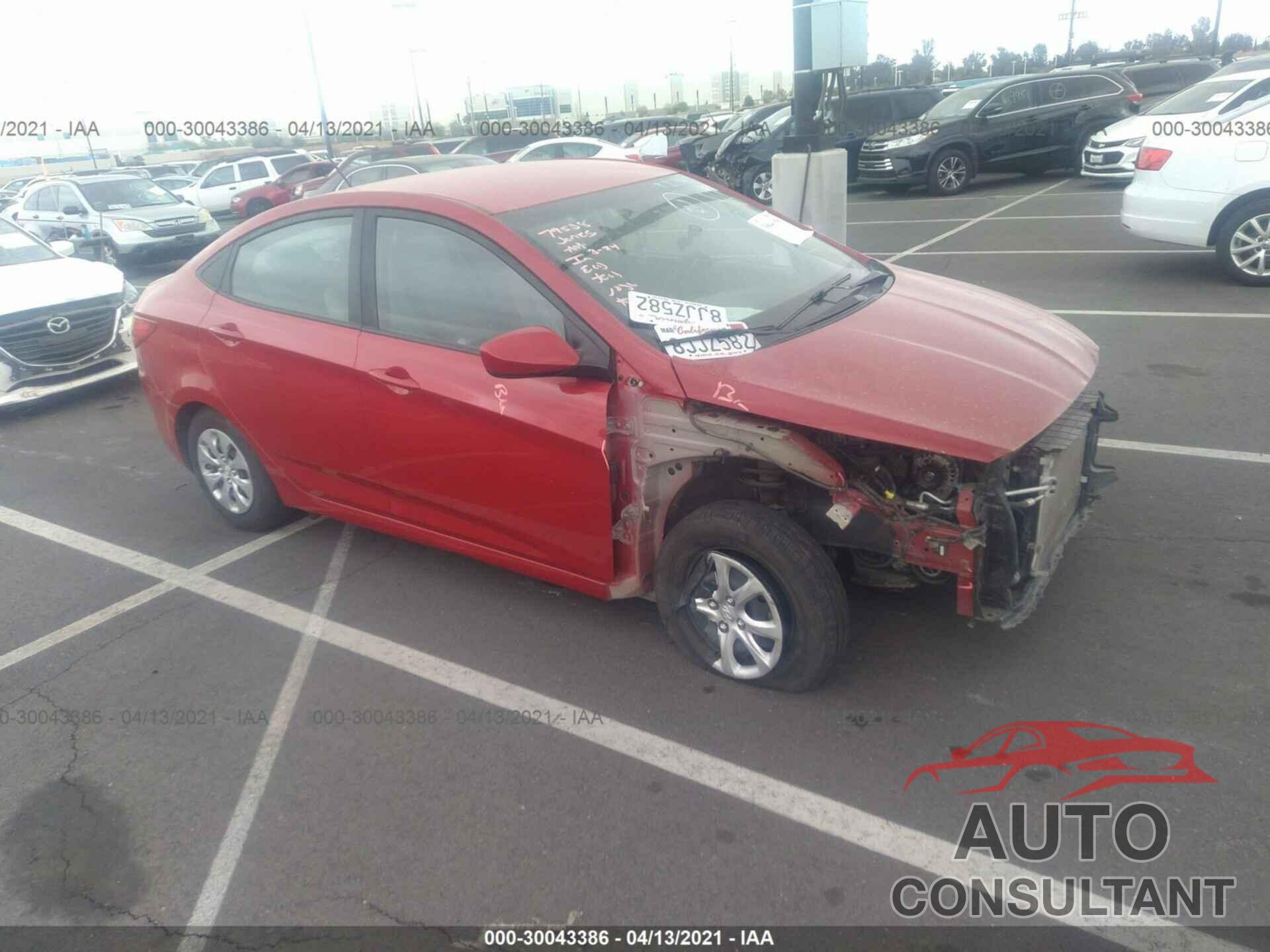 HYUNDAI ACCENT 2017 - KMHCT4AE1HU244147