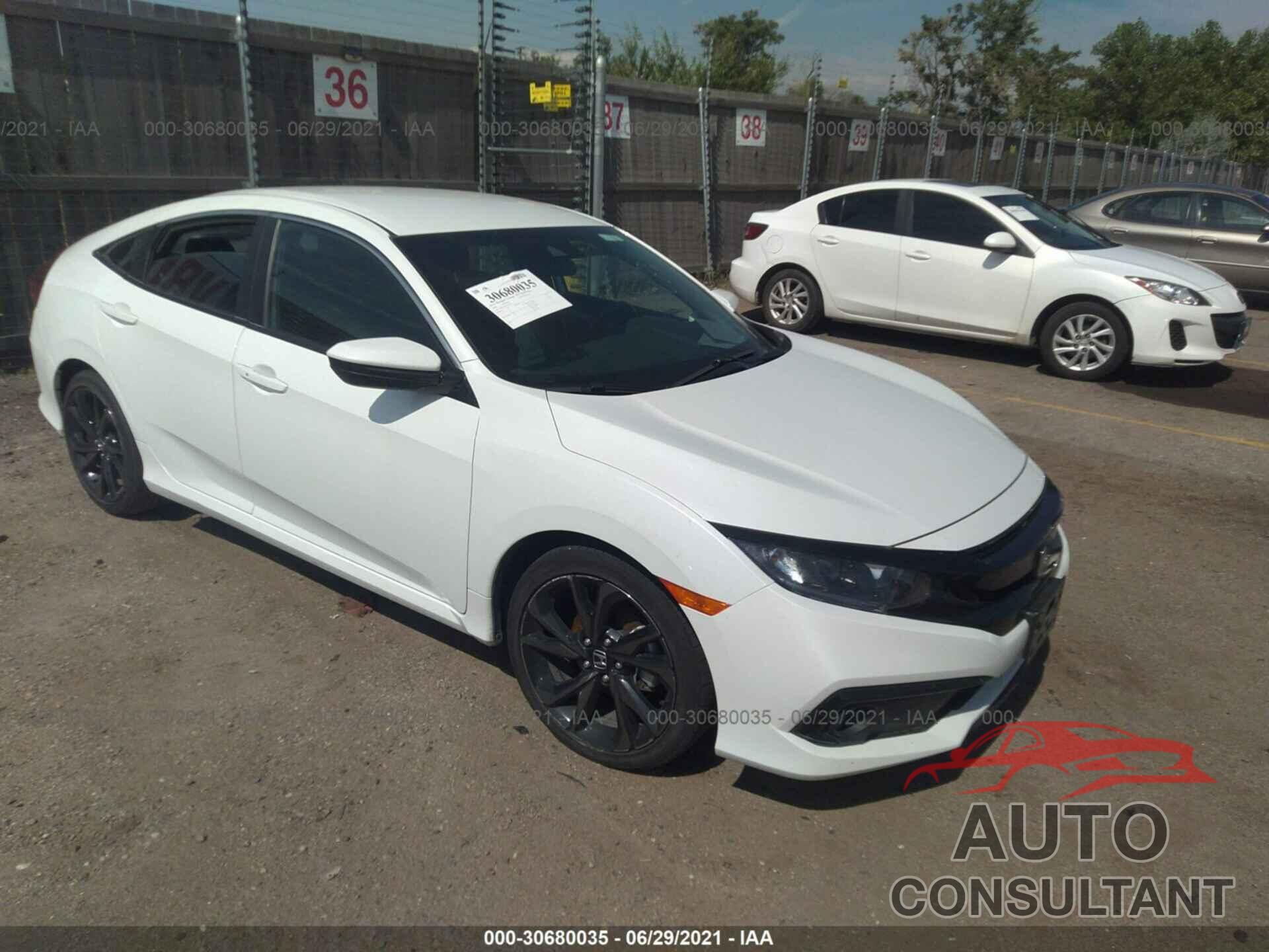 HONDA CIVIC SEDAN 2020 - 19XFC2F84LE204970