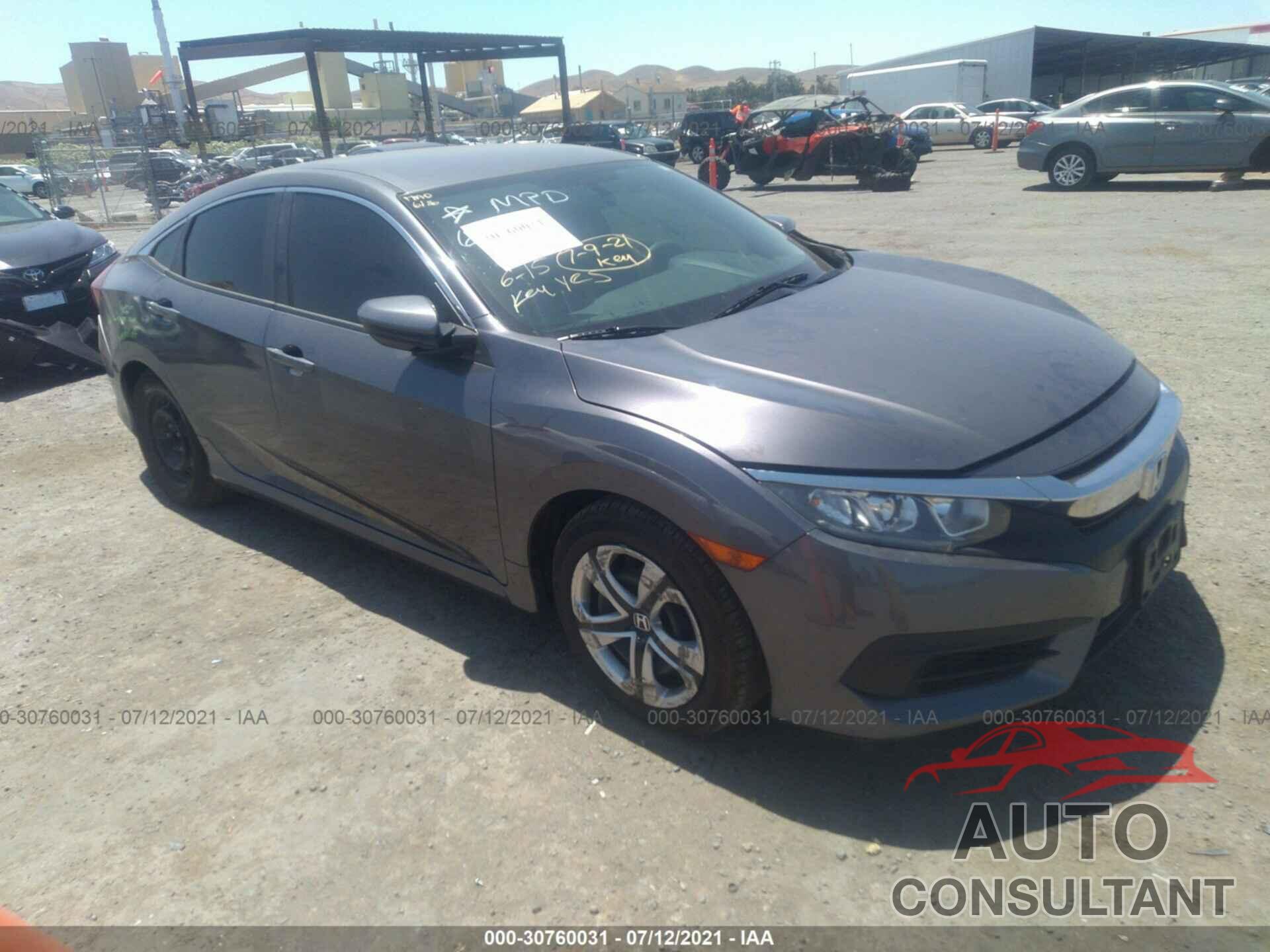 HONDA CIVIC SEDAN 2016 - 19XFC2F55GE226892