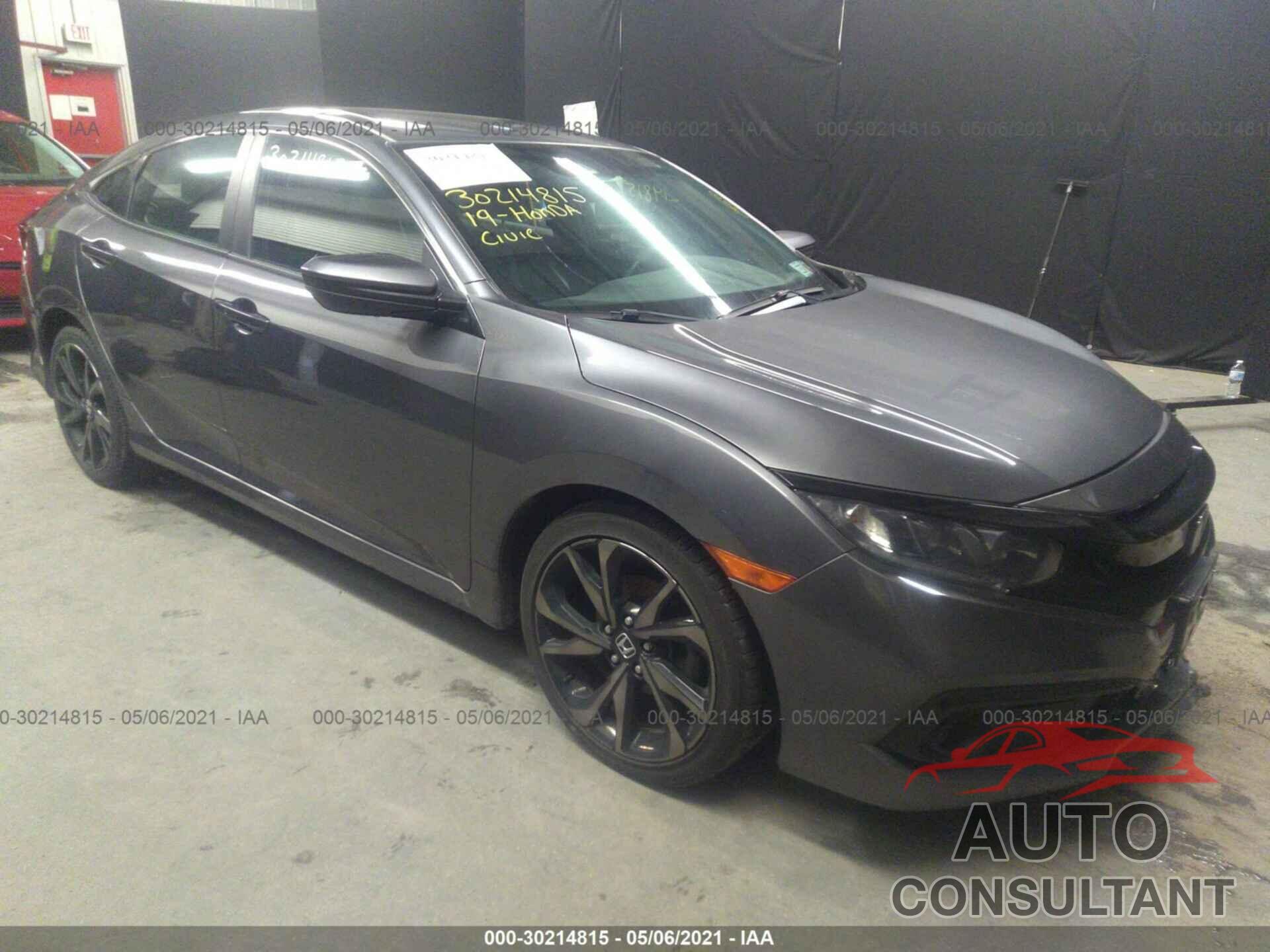 HONDA CIVIC SEDAN 2019 - 2HGFC2F86KH557179