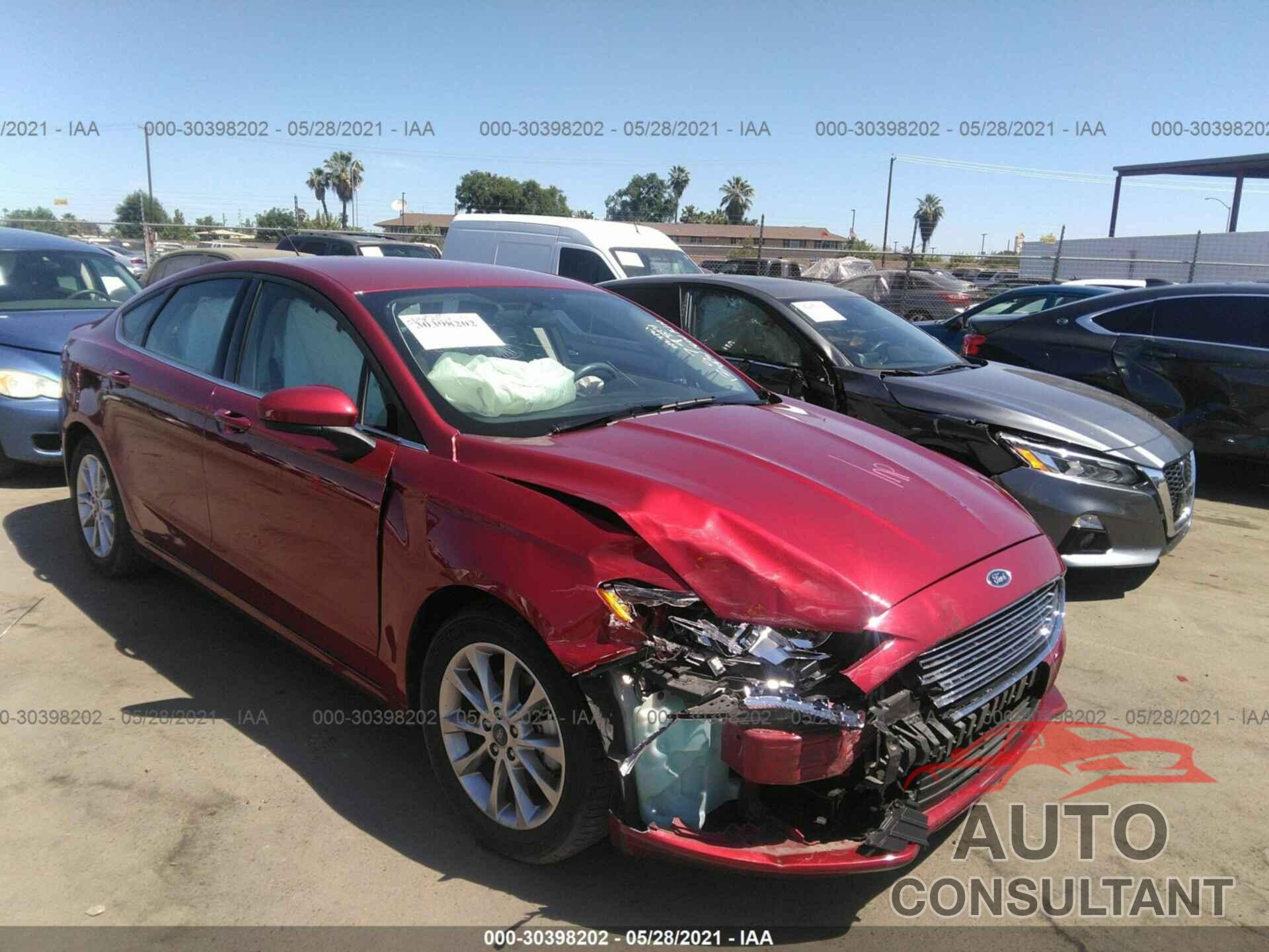 FORD FUSION 2017 - 3FA6P0H74HR229614
