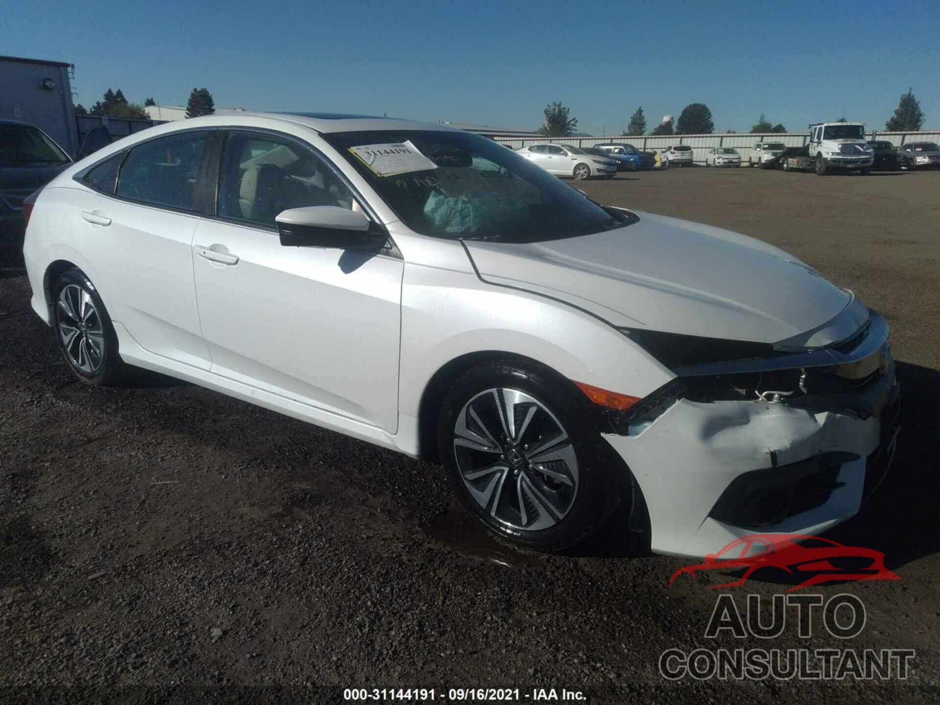 HONDA CIVIC SEDAN 2016 - 19XFC1F39GE214088