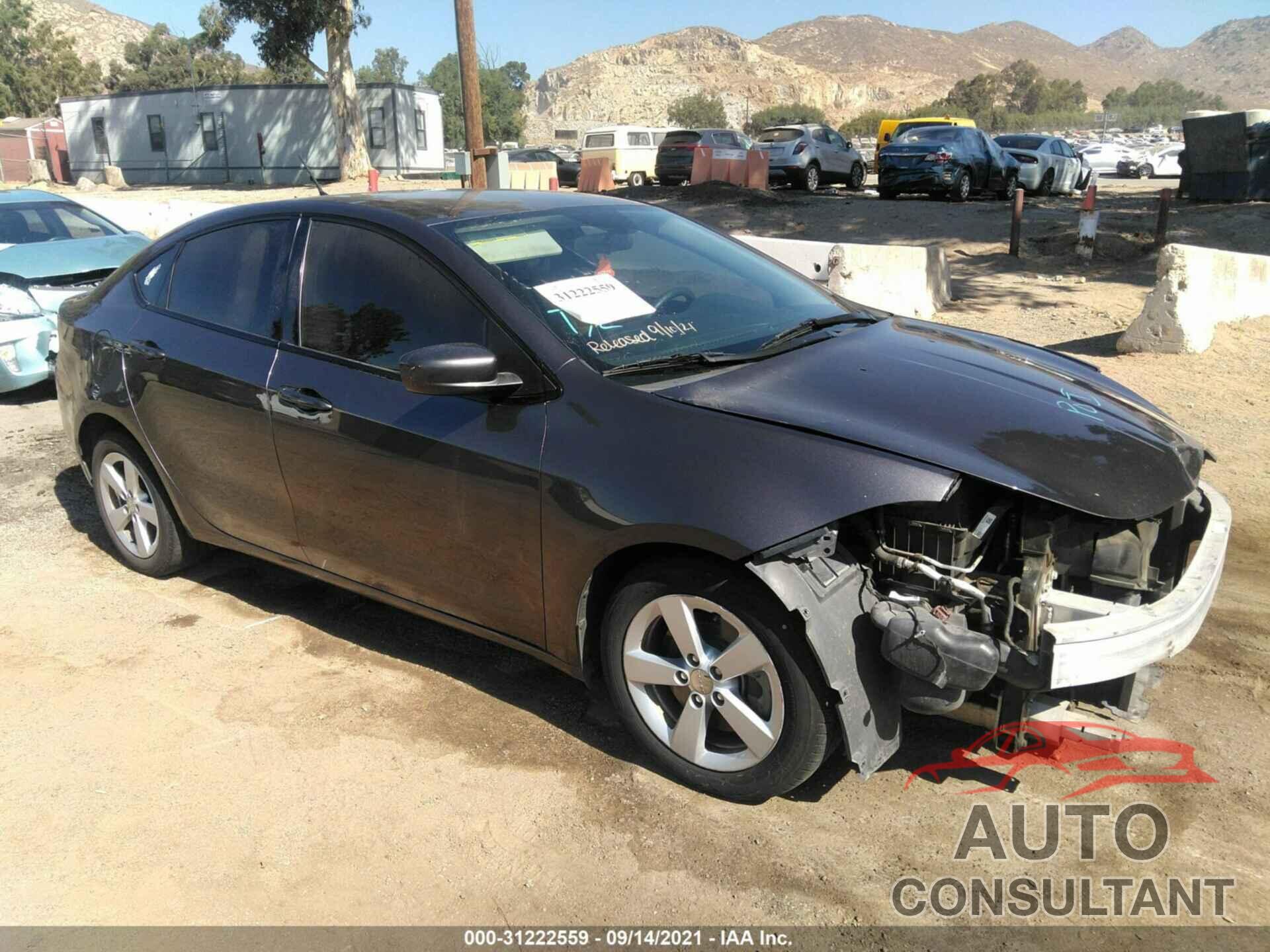 DODGE DART 2016 - 1C3CDFBB4GD515478