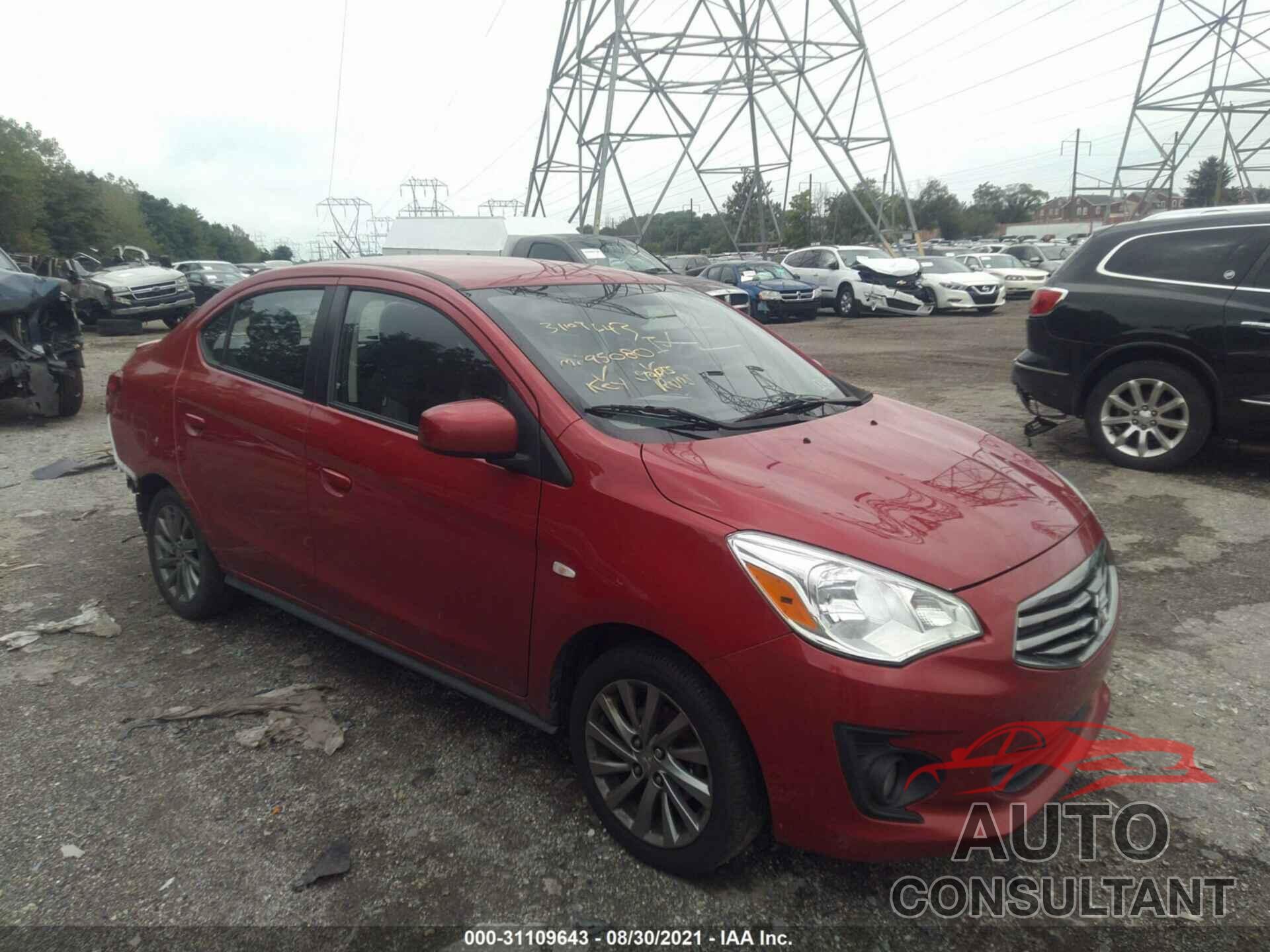 MITSUBISHI MIRAGE G4 2019 - ML32F3FJ7KHF08257