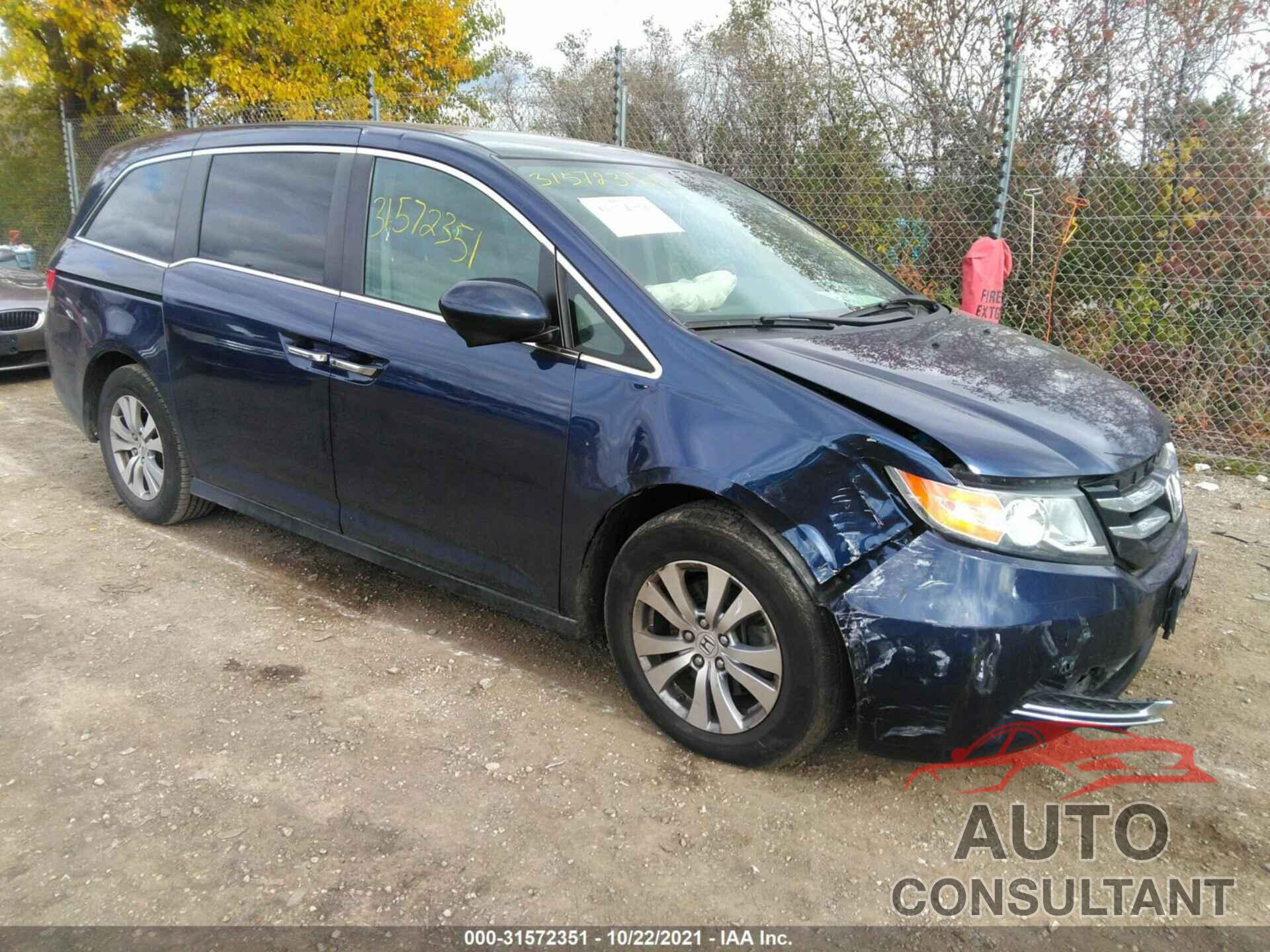 HONDA ODYSSEY 2016 - 5FNRL5H31GB021834