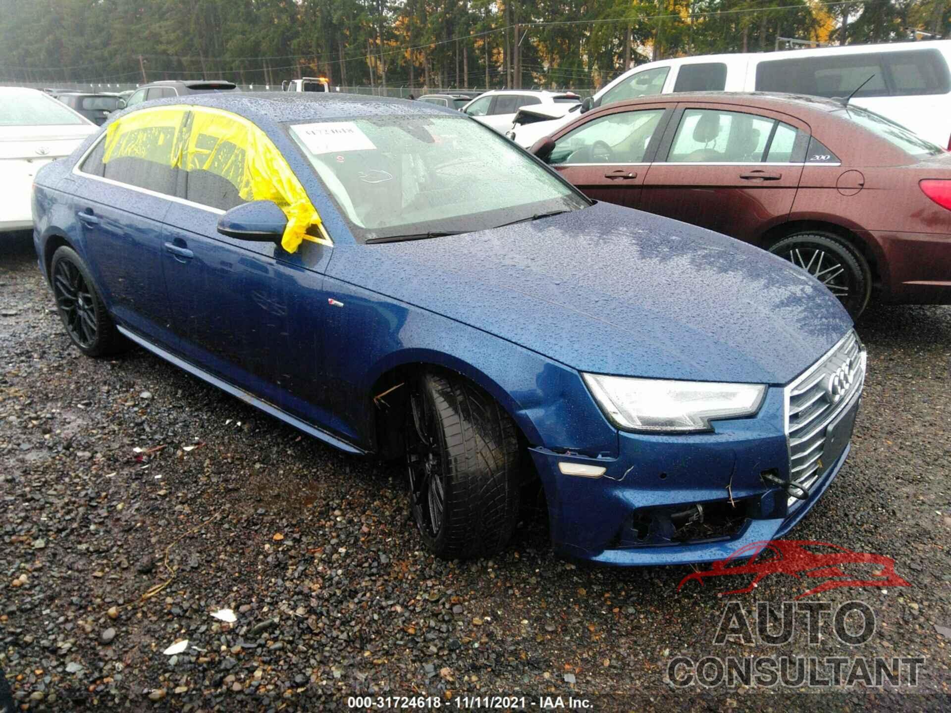 AUDI A4 2017 - WAUENAF45HN045809