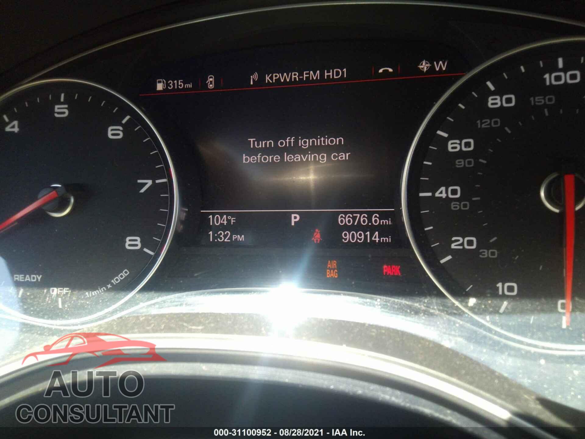 AUDI A6 2016 - WAUGFAFC8GN102502