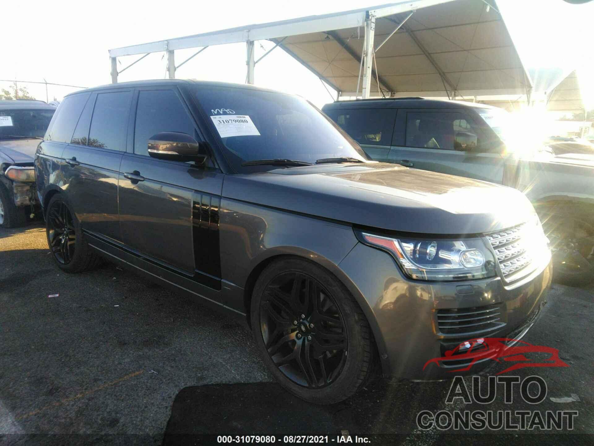 LAND ROVER RANGE ROVER 2016 - SALGS2VF5GA283820
