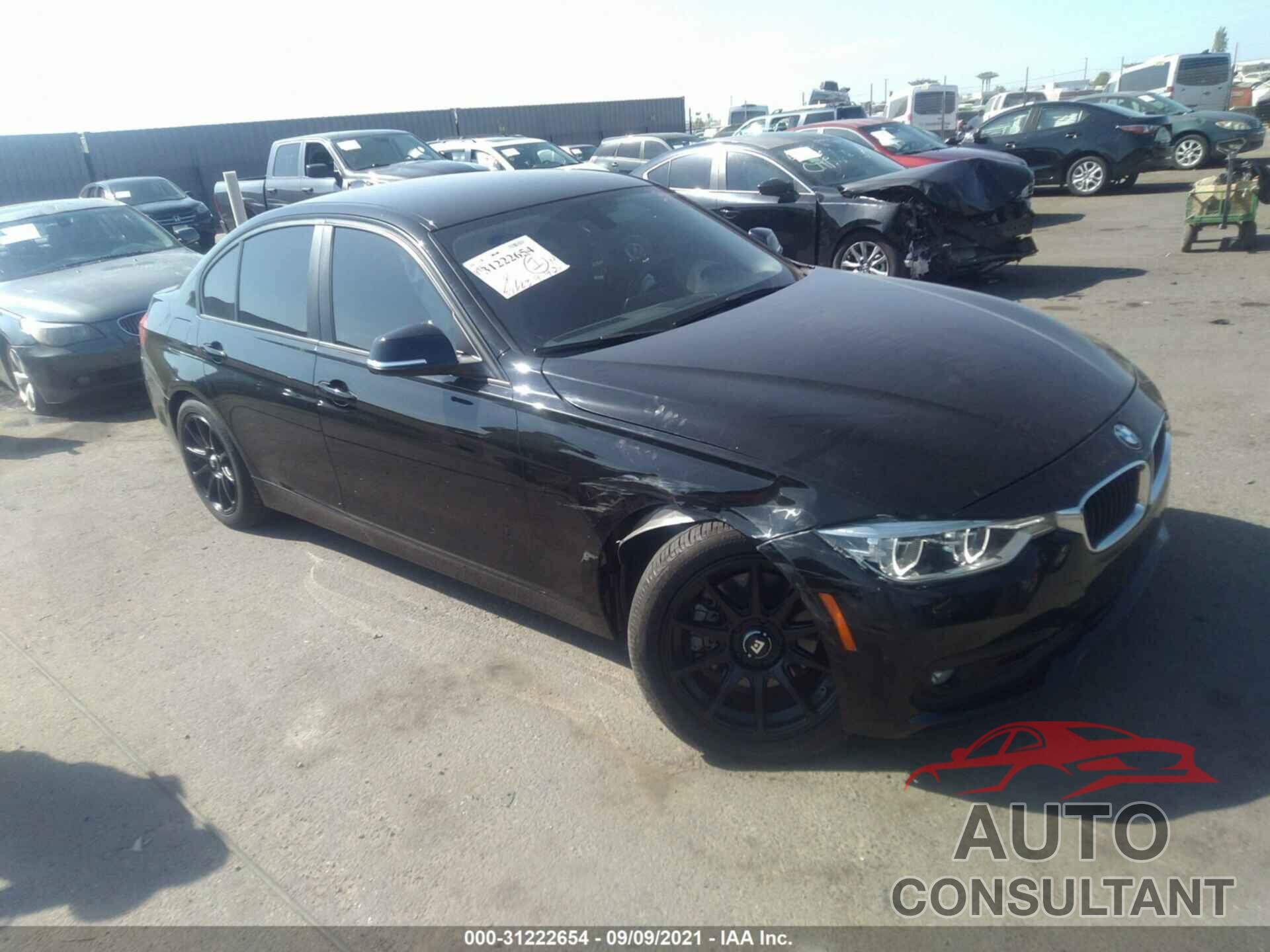 BMW 3 SERIES 2018 - WBA8E1G59JNU90712