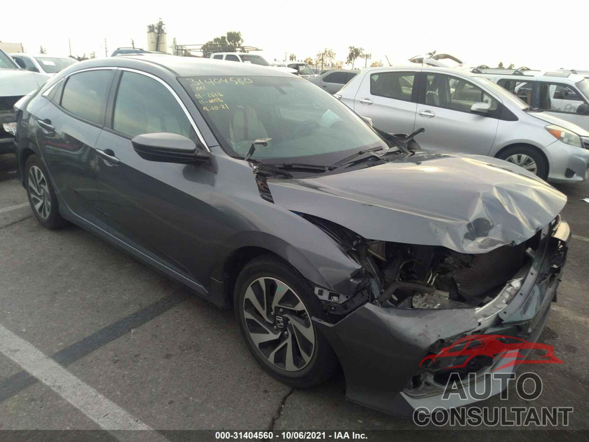 HONDA CIVIC HATCHBACK 2018 - SHHFK7H2XJU424113