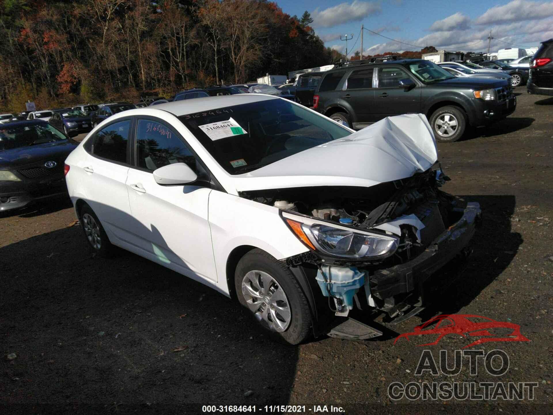 HYUNDAI ACCENT 2016 - KMHCT4AE0GU012413