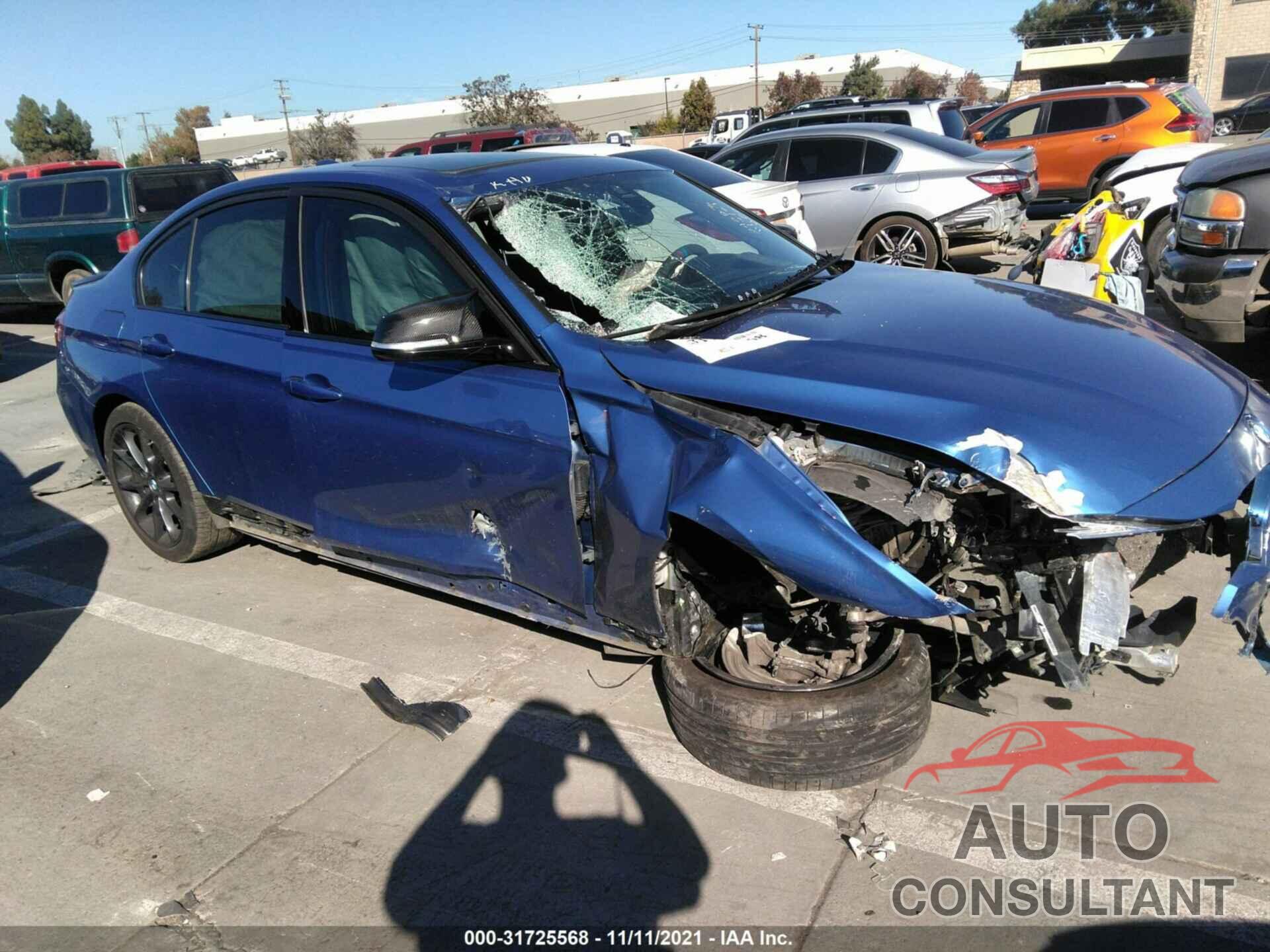 BMW 3 SERIES 2017 - WBA8B3G50HNU35256