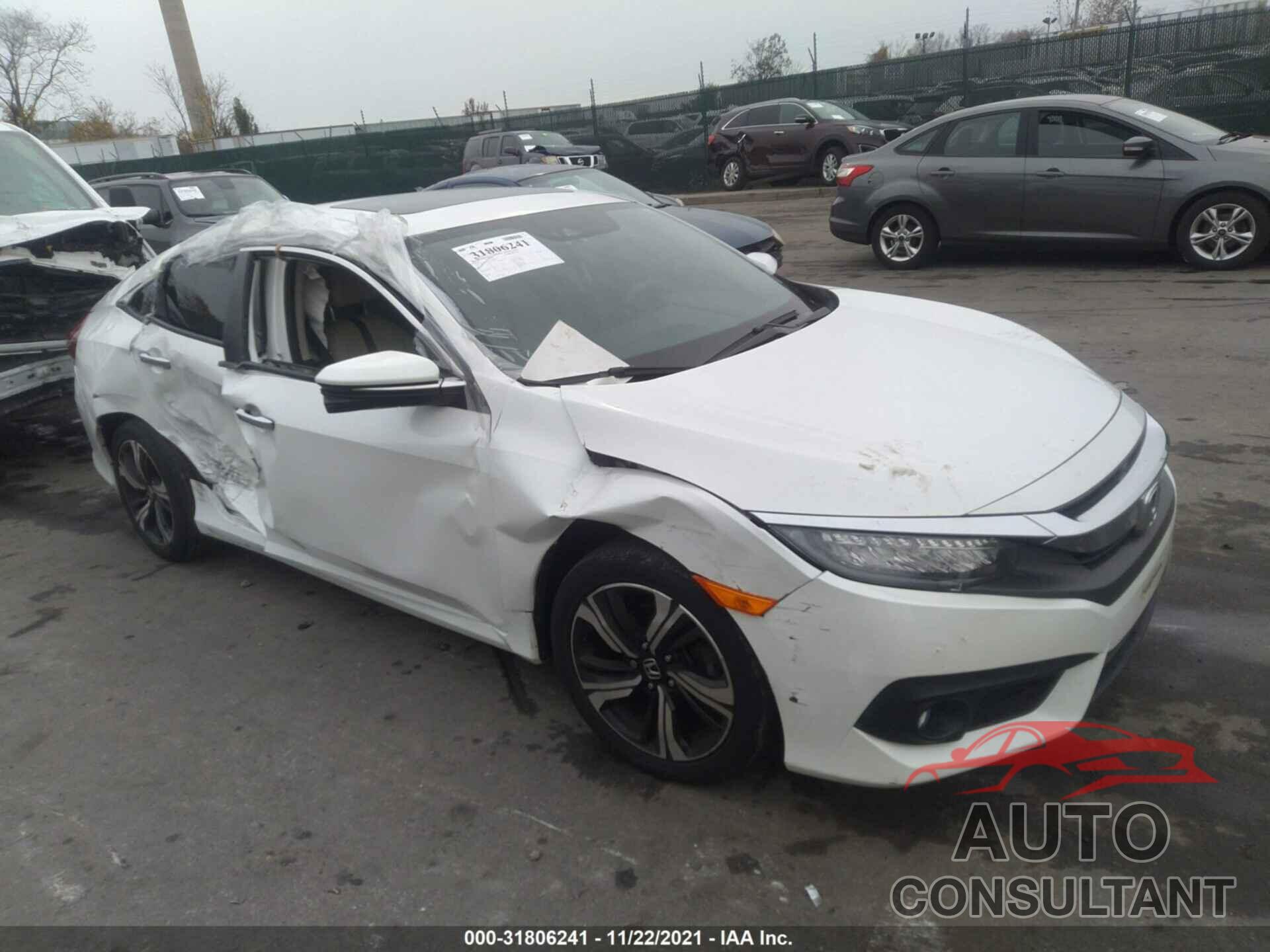 HONDA CIVIC SEDAN 2016 - 19XFC1F91GE210668