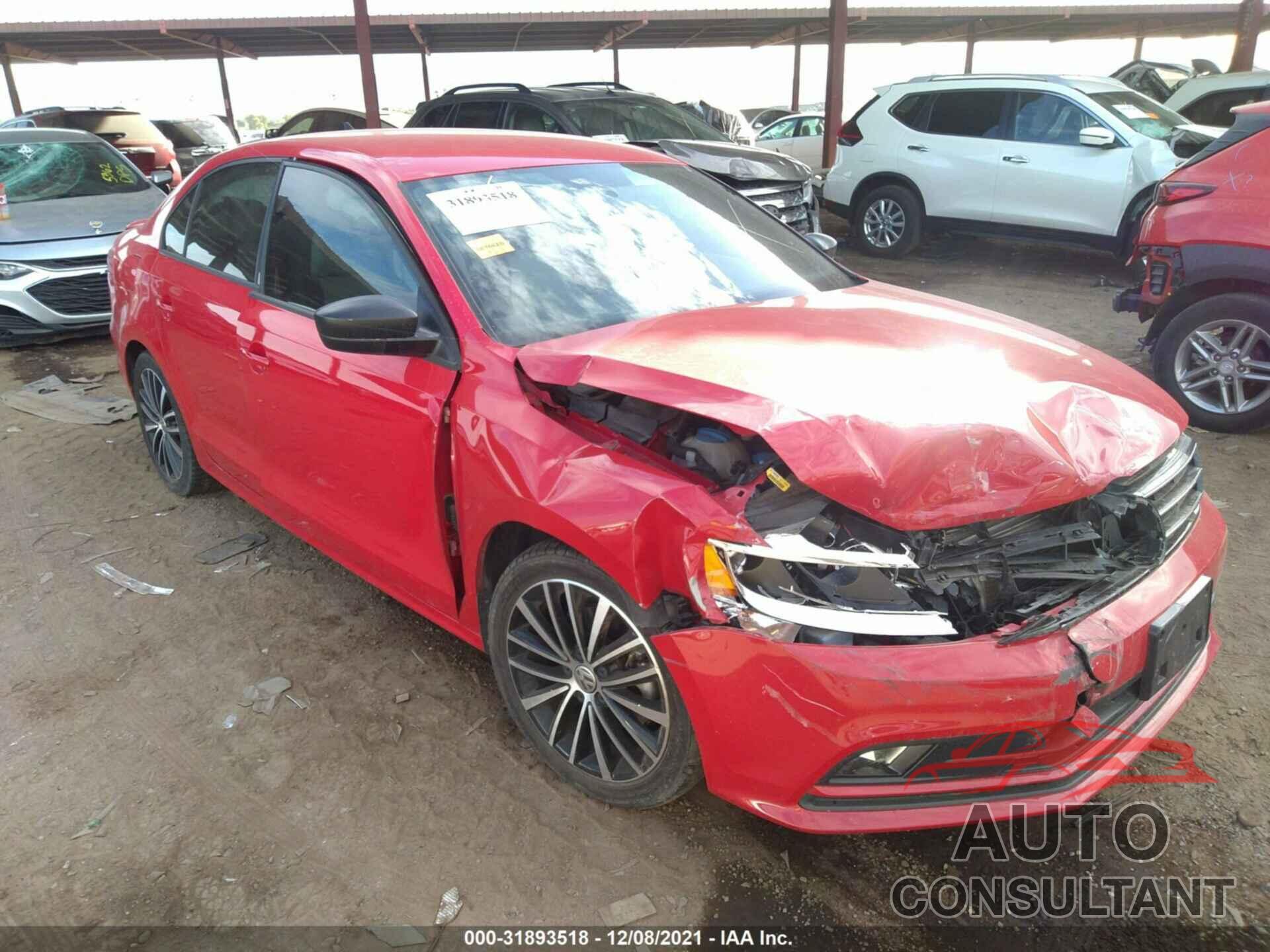 VOLKSWAGEN JETTA SEDAN 2016 - 3VWD17AJ5GM268805