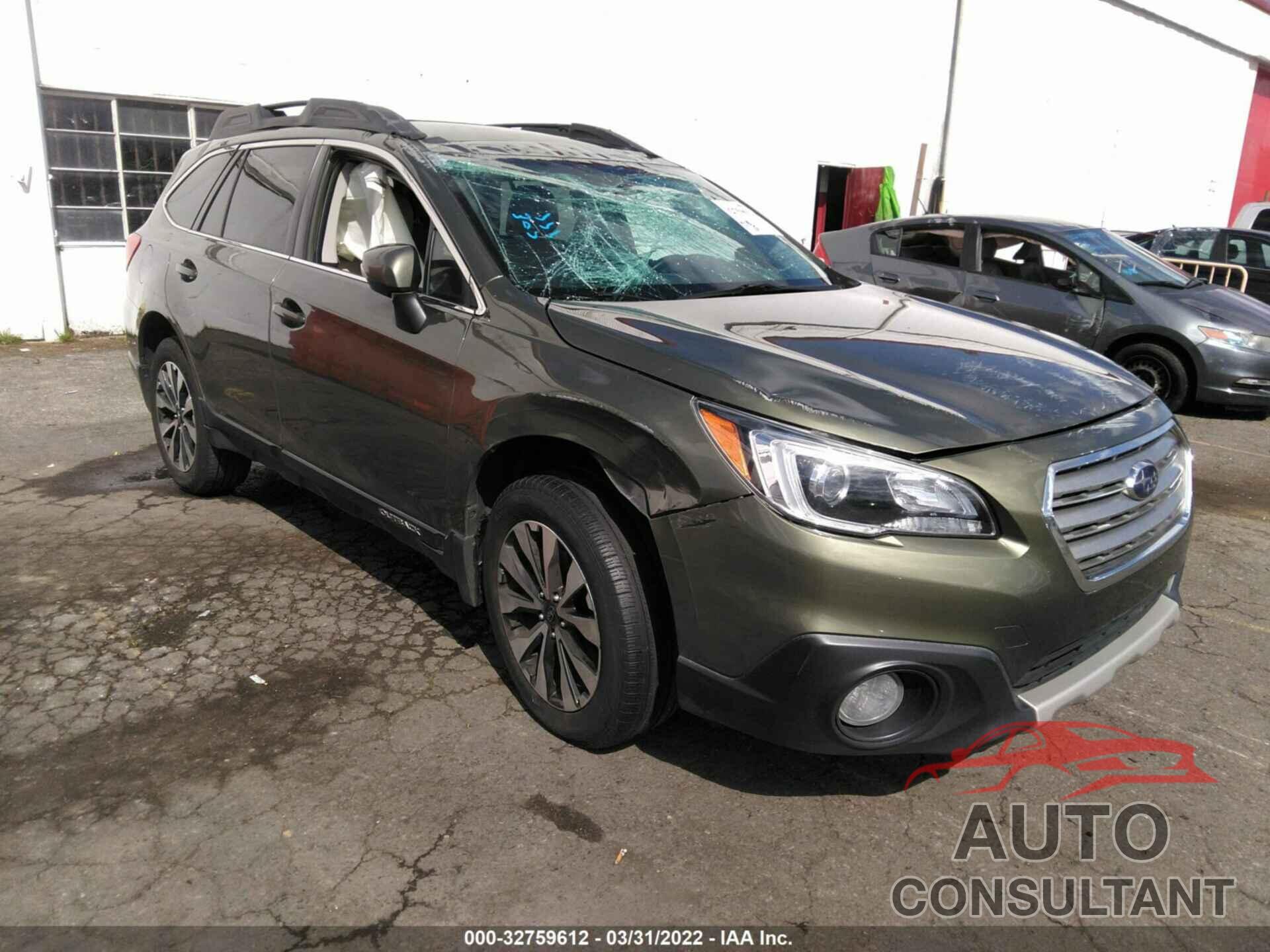 SUBARU OUTBACK 2017 - 4S4BSANC6H3306430