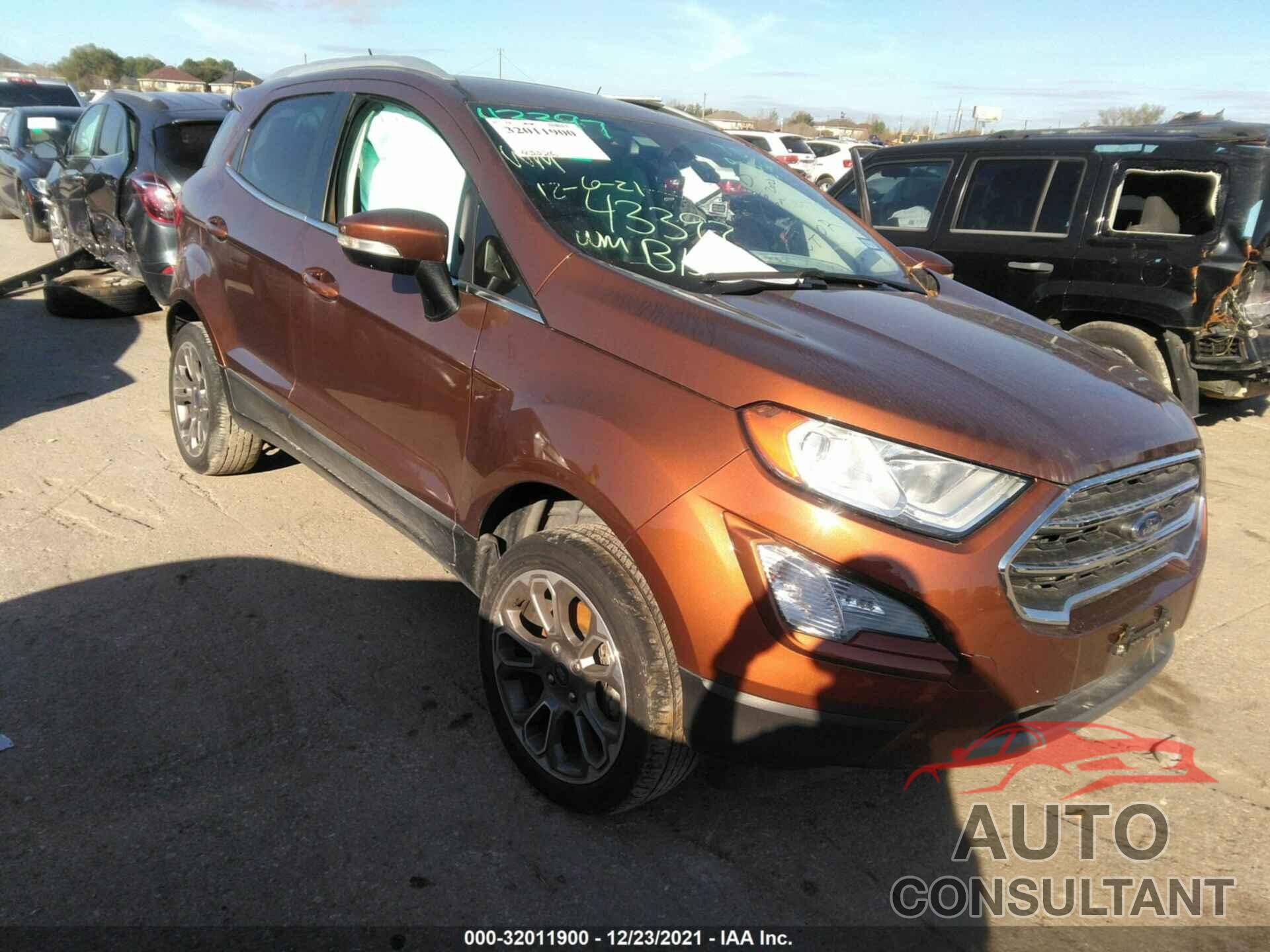 FORD ECOSPORT 2019 - MAJ6S3KL7KC257886